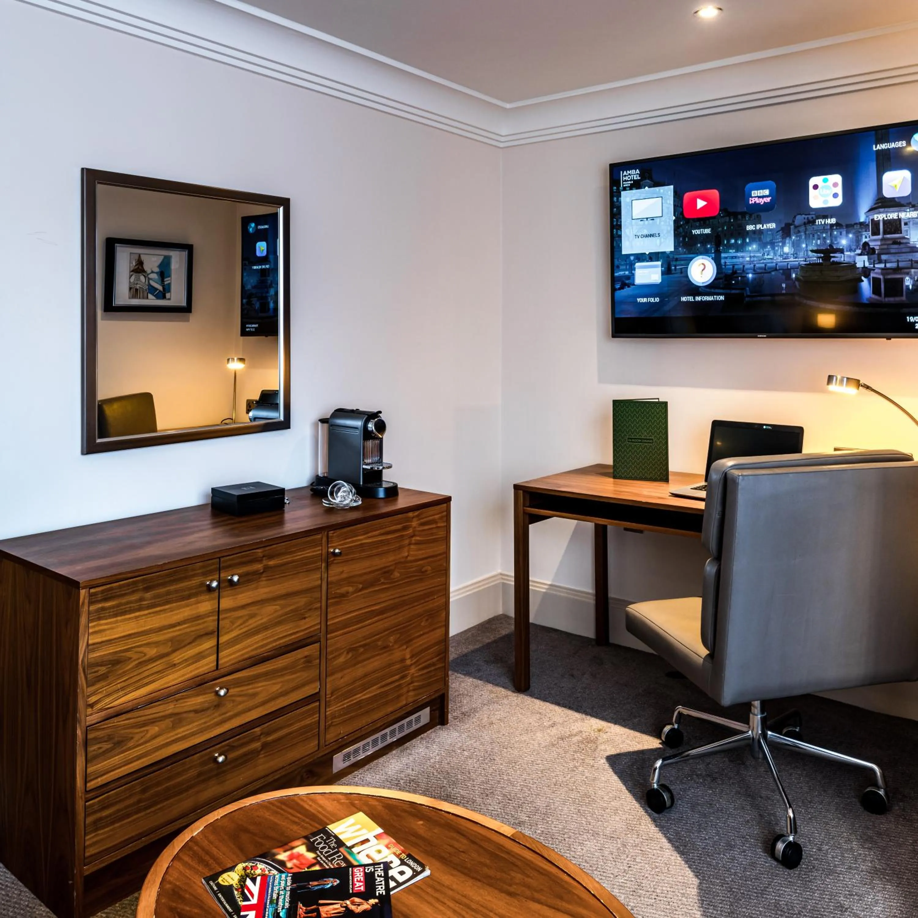Bedroom in The Marble Arch Hotel, by Thistle