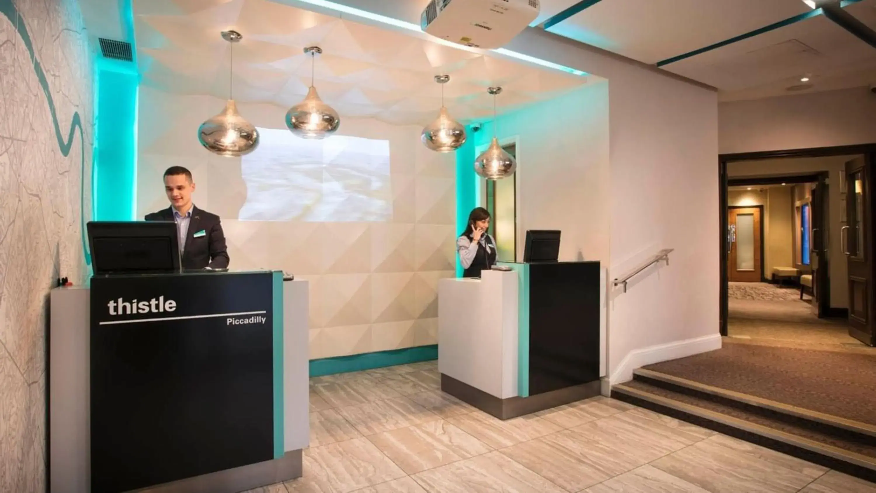 Lobby or reception in Thistle London Piccadilly Lobby or reception in Thistle London Piccadilly