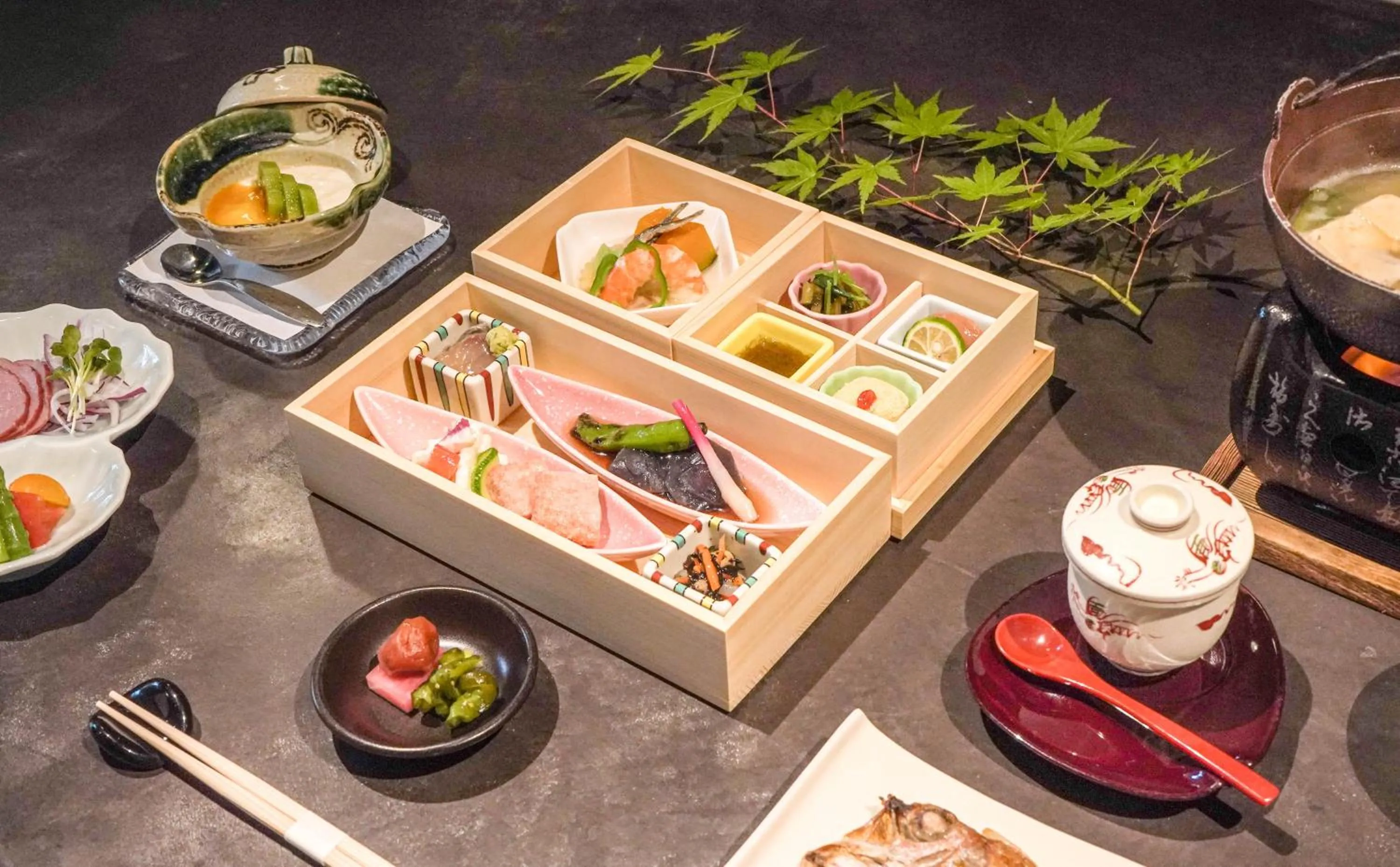 Breakfast in Ryokan Nushiya