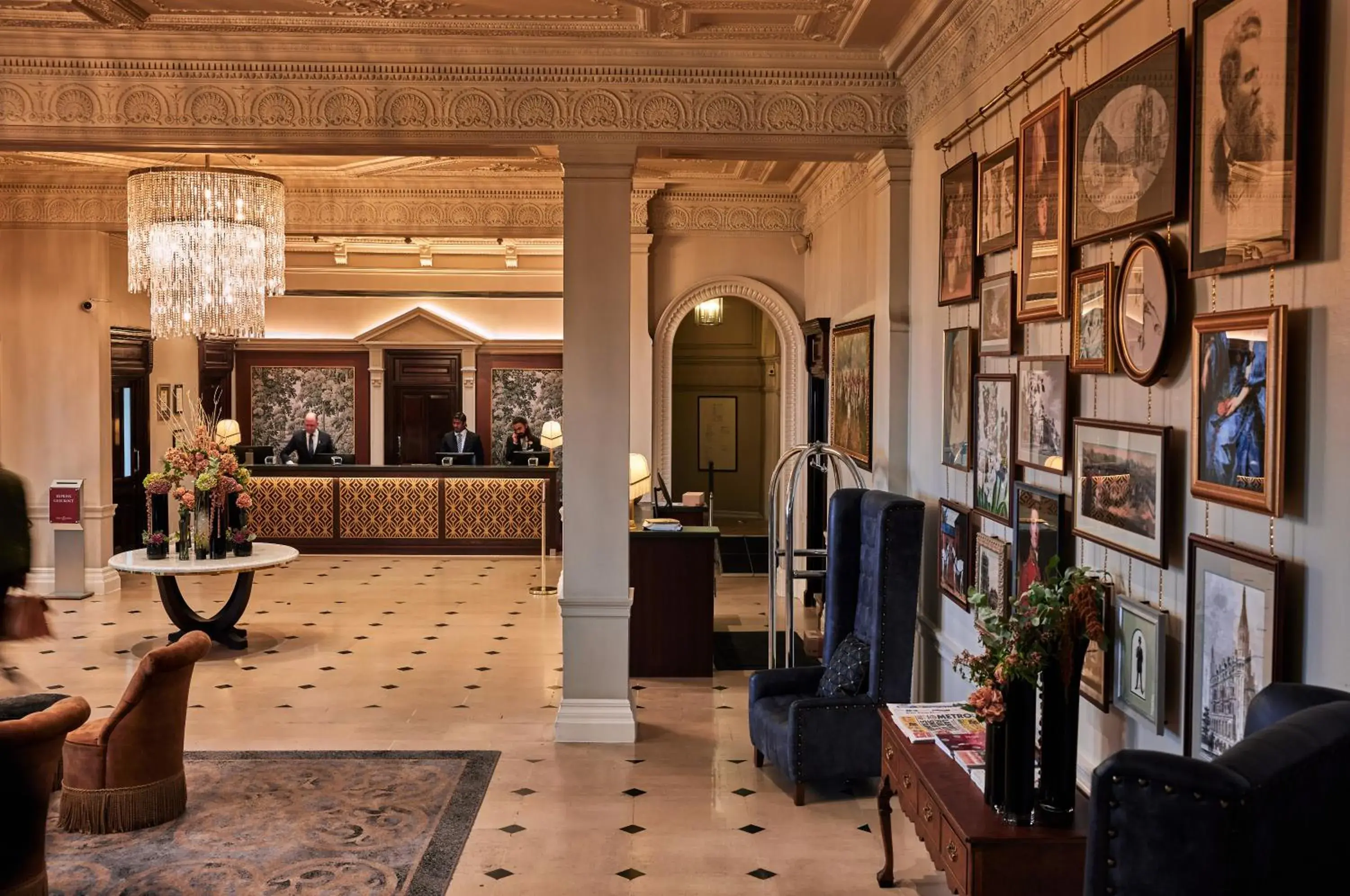 Lobby or reception in The Royal Horseguards Hotel, London Lobby or reception in The Royal Horseguards Hotel, London