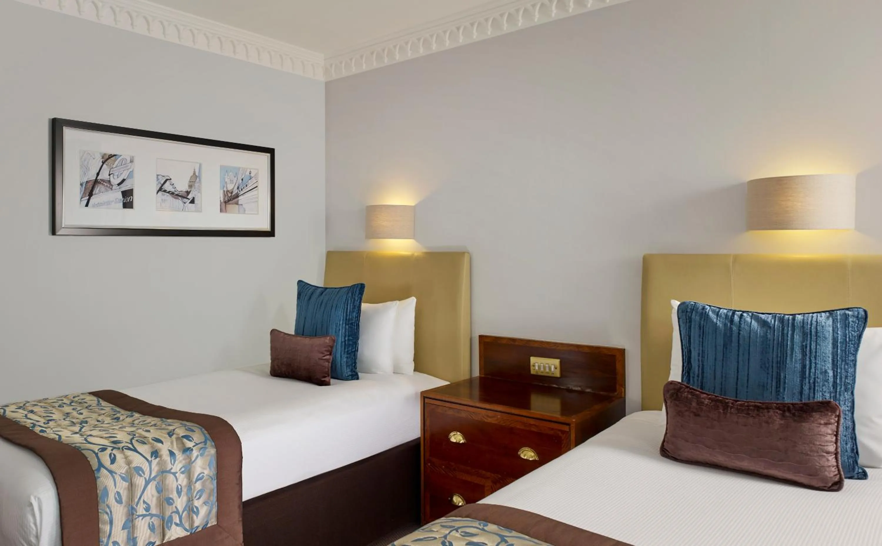 Bed in The Tower Hotel, by Thistle