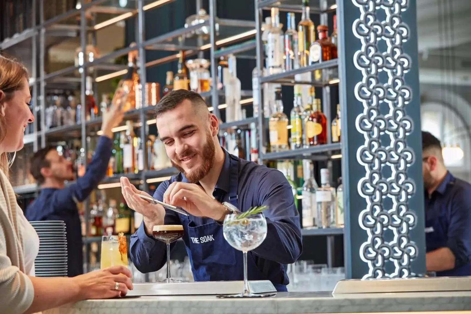 Alcoholic drinks in The Clermont London, Victoria