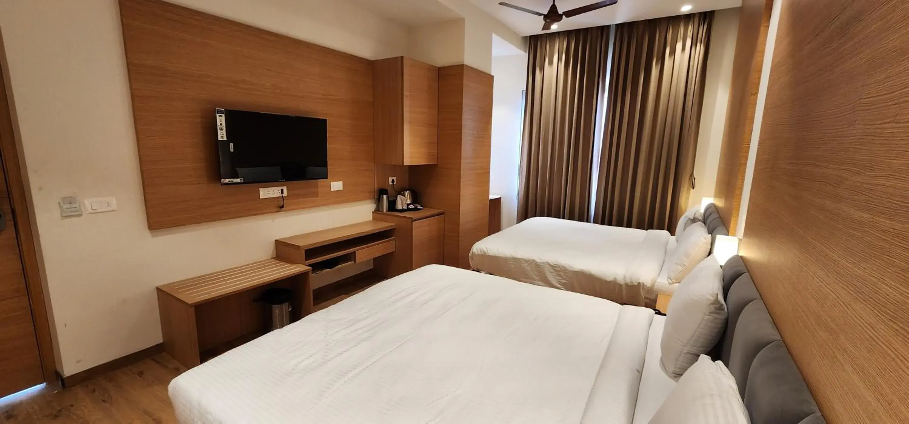 Bed in Hotel Gorbandh Bed in Hotel Gorbandh
