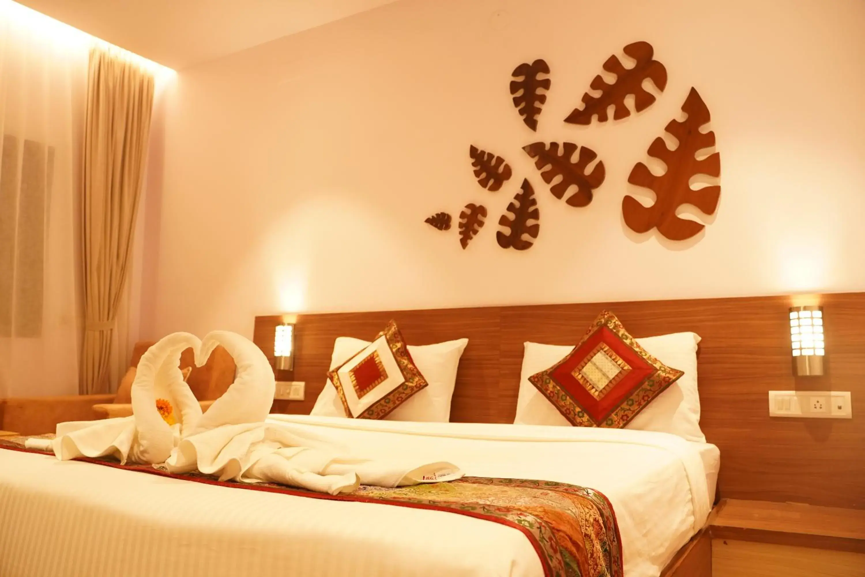 Bed in Hotel Gorbandh Bed in Hotel Gorbandh