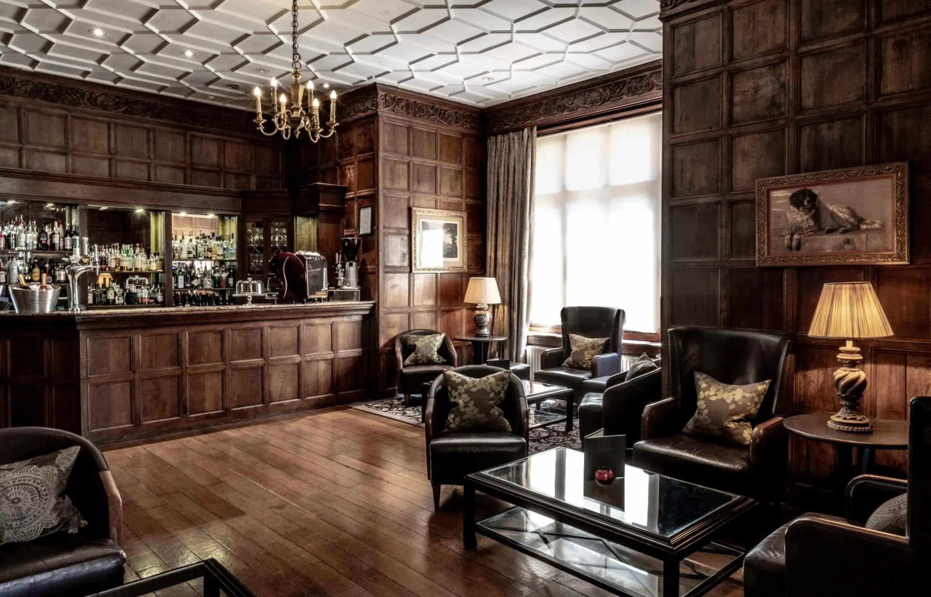 Lounge or bar in Audleys Wood Hotel, Basingstoke Lounge or bar in Audleys Wood Hotel, Basingstoke