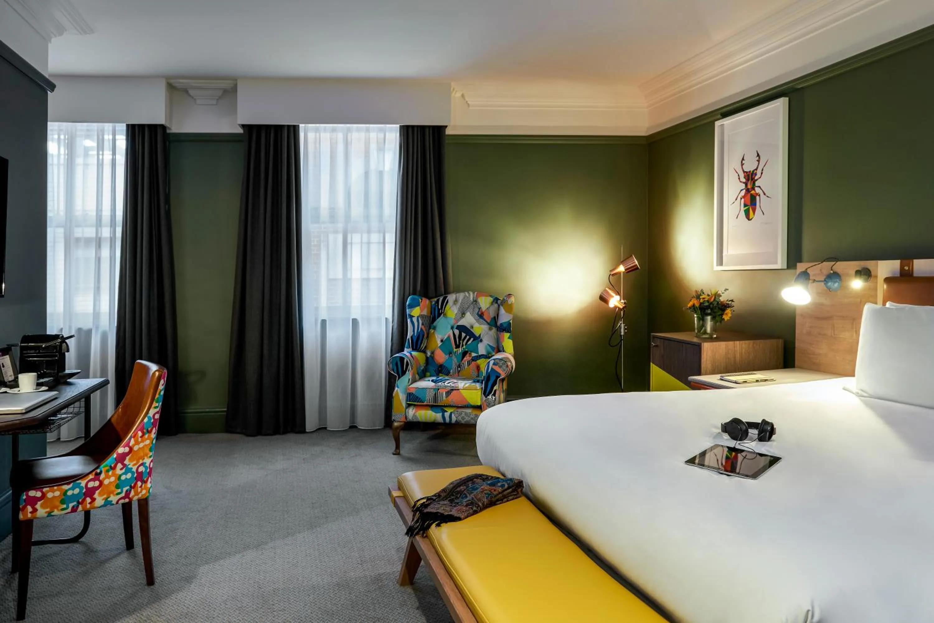 Coffee/tea facilities, Bed in The Grand Bristol By Sunday