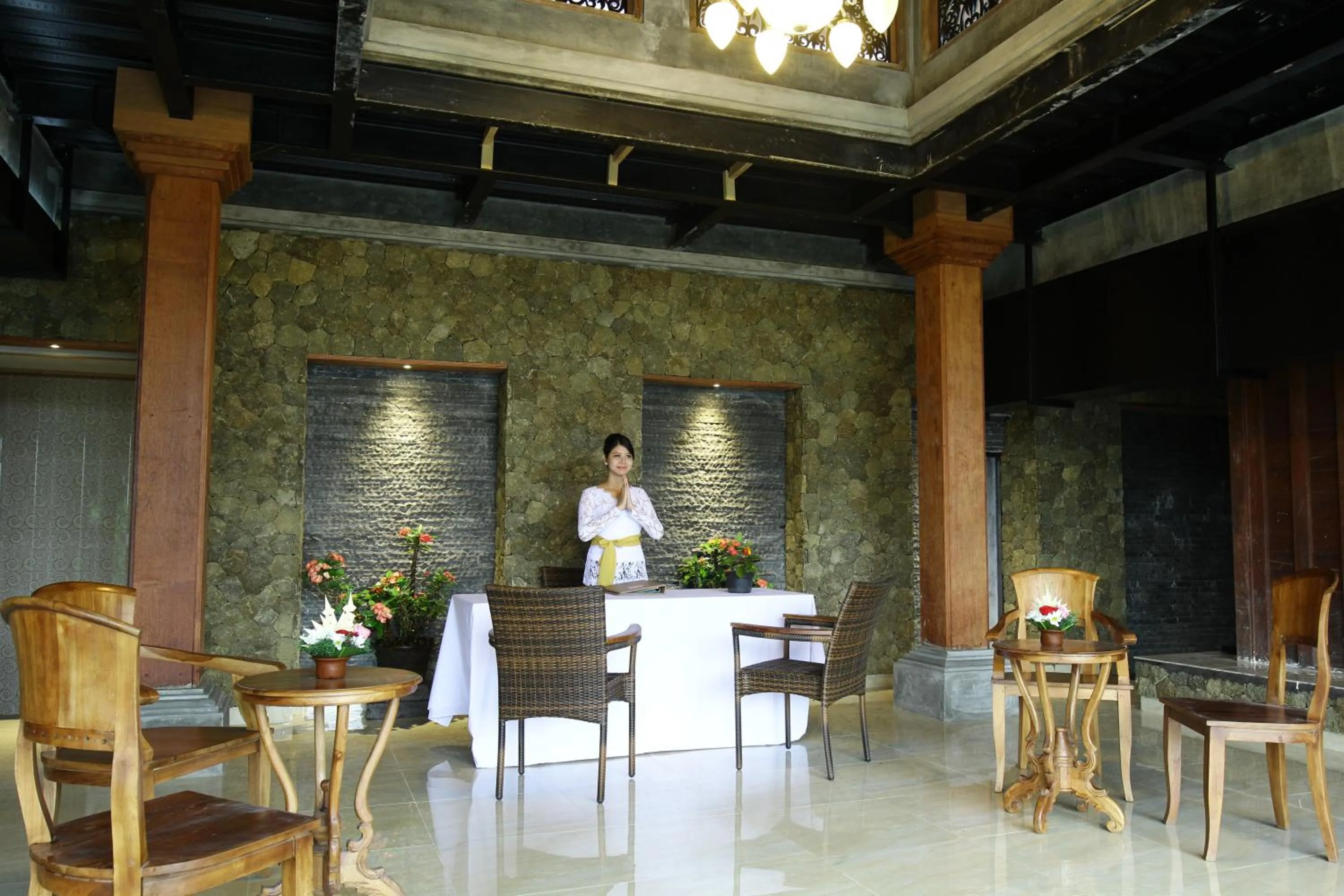 Lobby or reception in Puri Karang Besakih