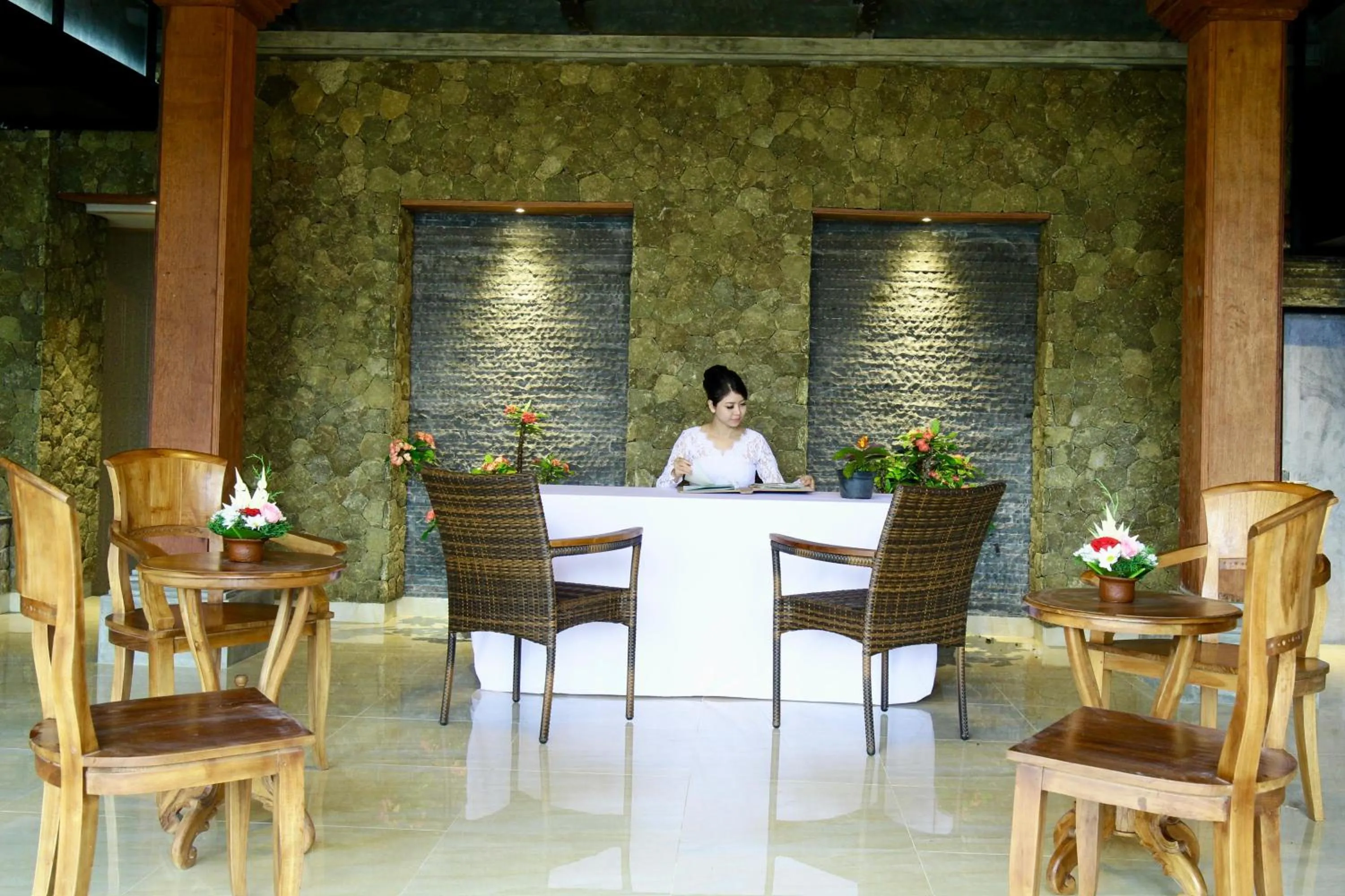Lobby or reception in Puri Karang Besakih