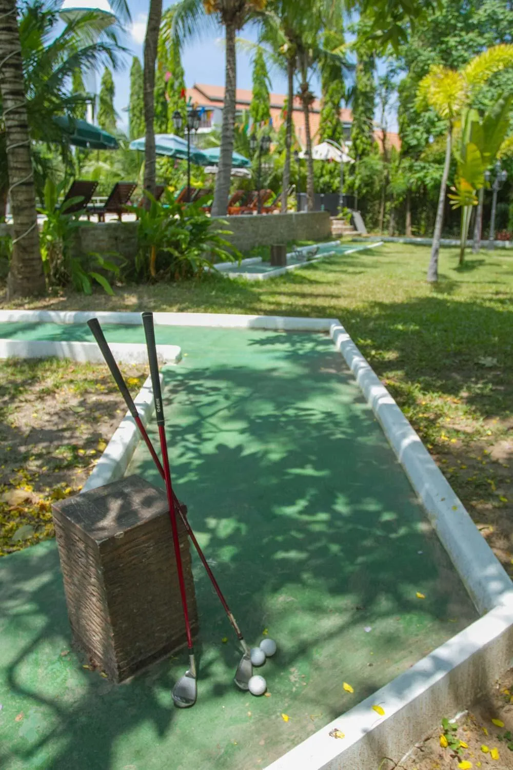 Minigolf in Oasis Garden &amp; Pool Villa at VIP Resort
