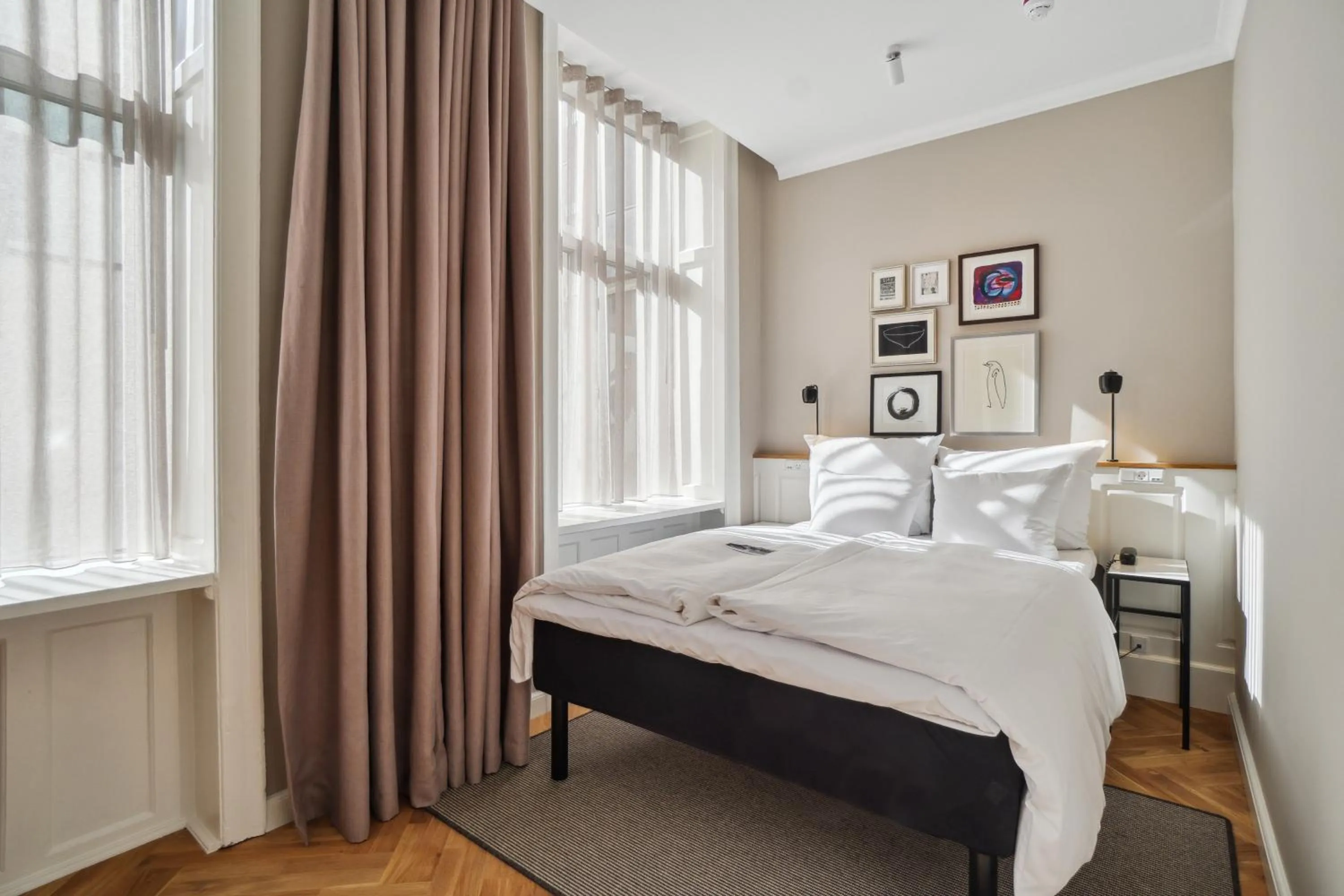 Bed in Hotel Kong Arthur