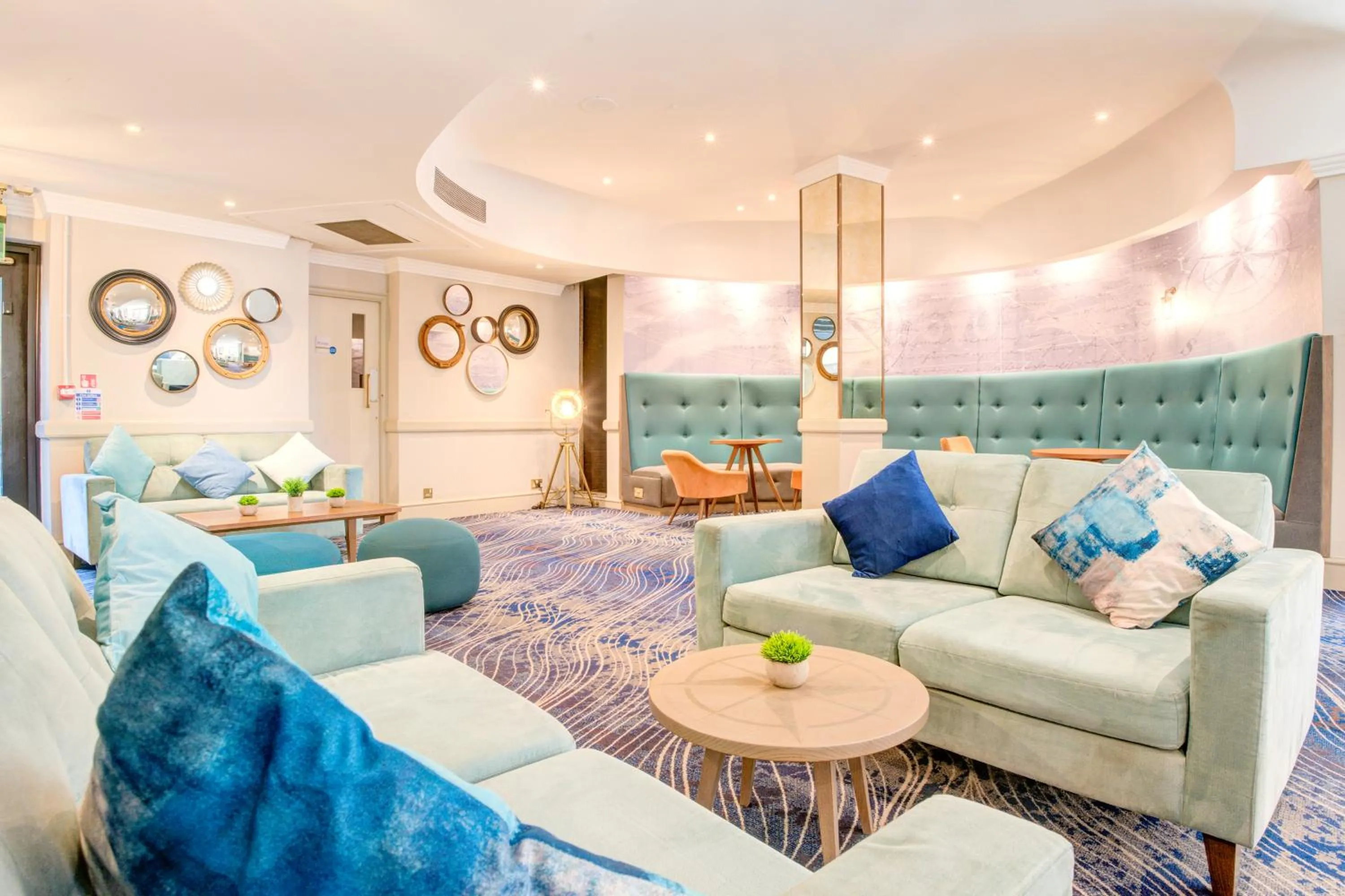 Seating area in Atlantic Tower Hotel Liverpool By Sunday