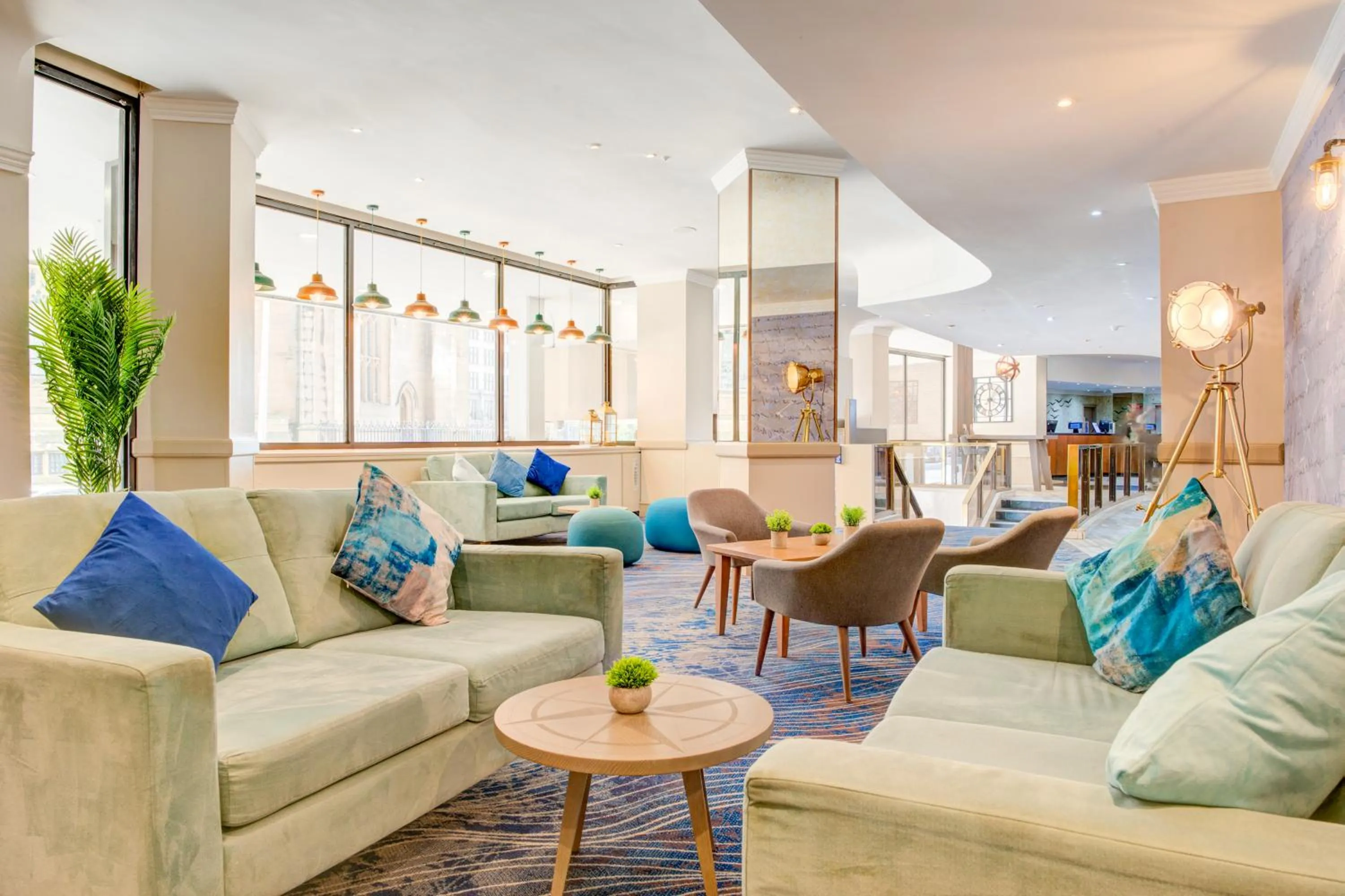 Seating area in Atlantic Tower Hotel Liverpool By Sunday