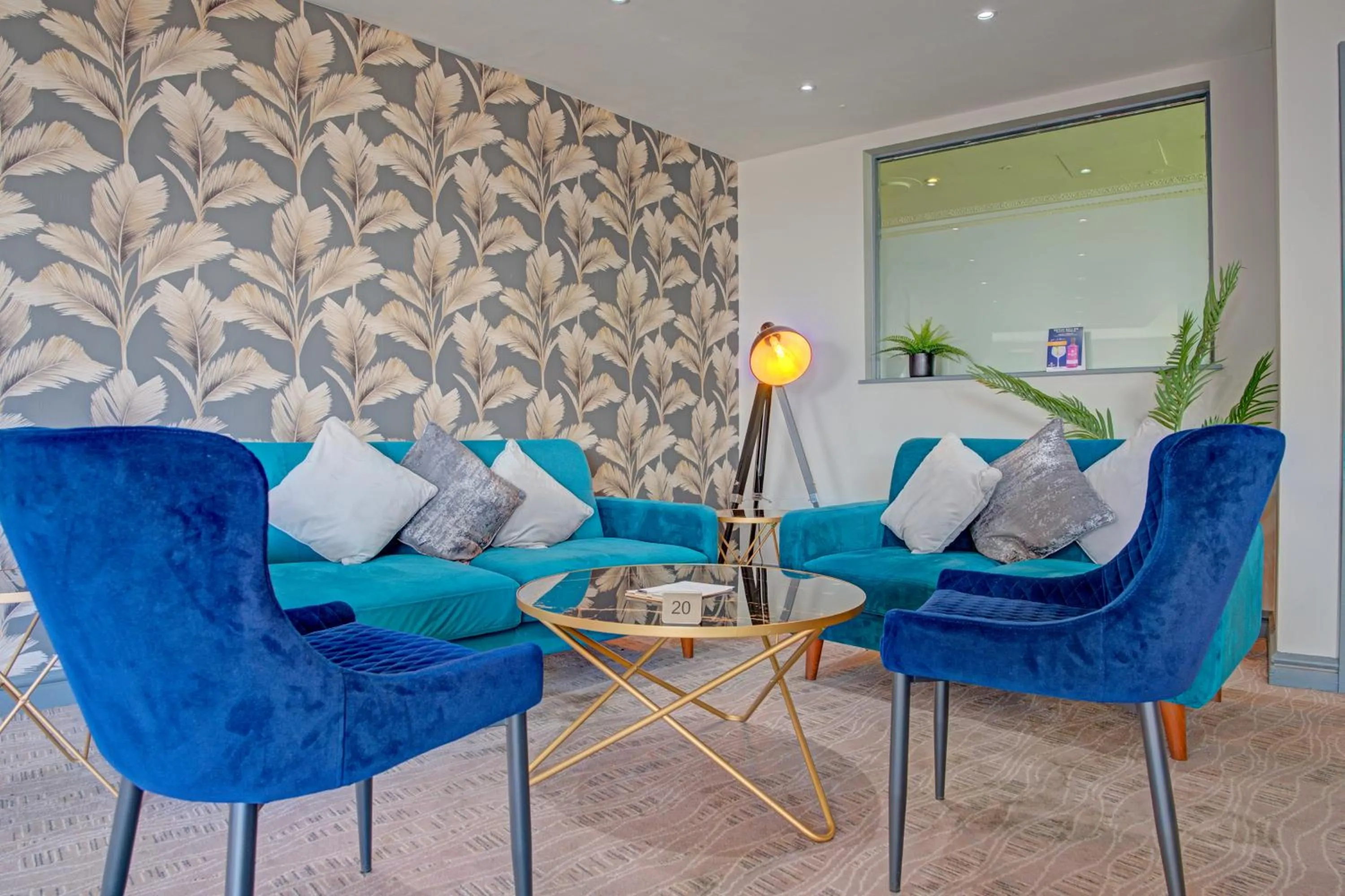 Seating area in Atlantic Tower Hotel Liverpool By Sunday