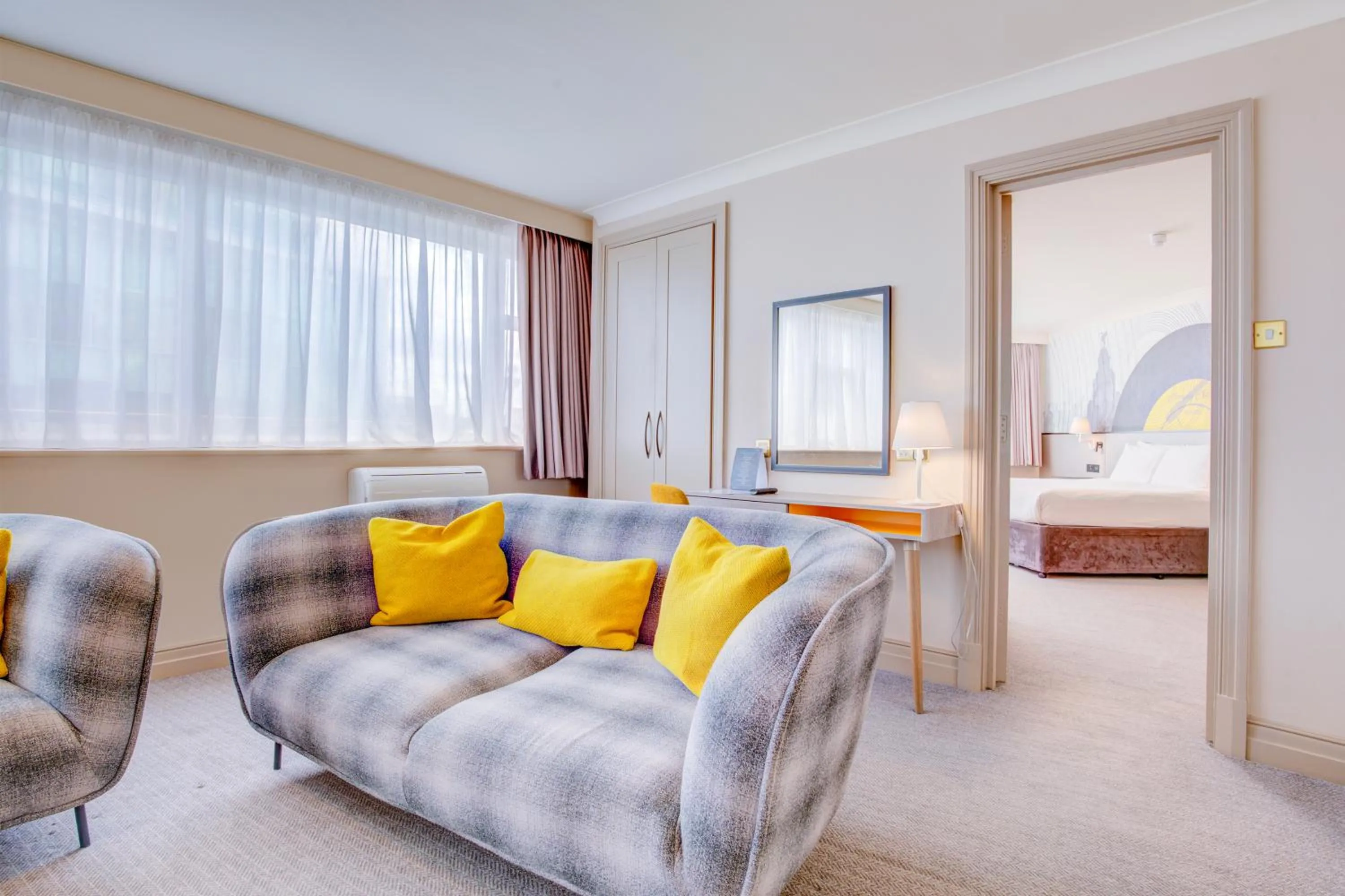 Seating area, Bed in Atlantic Tower Hotel Liverpool By Sunday