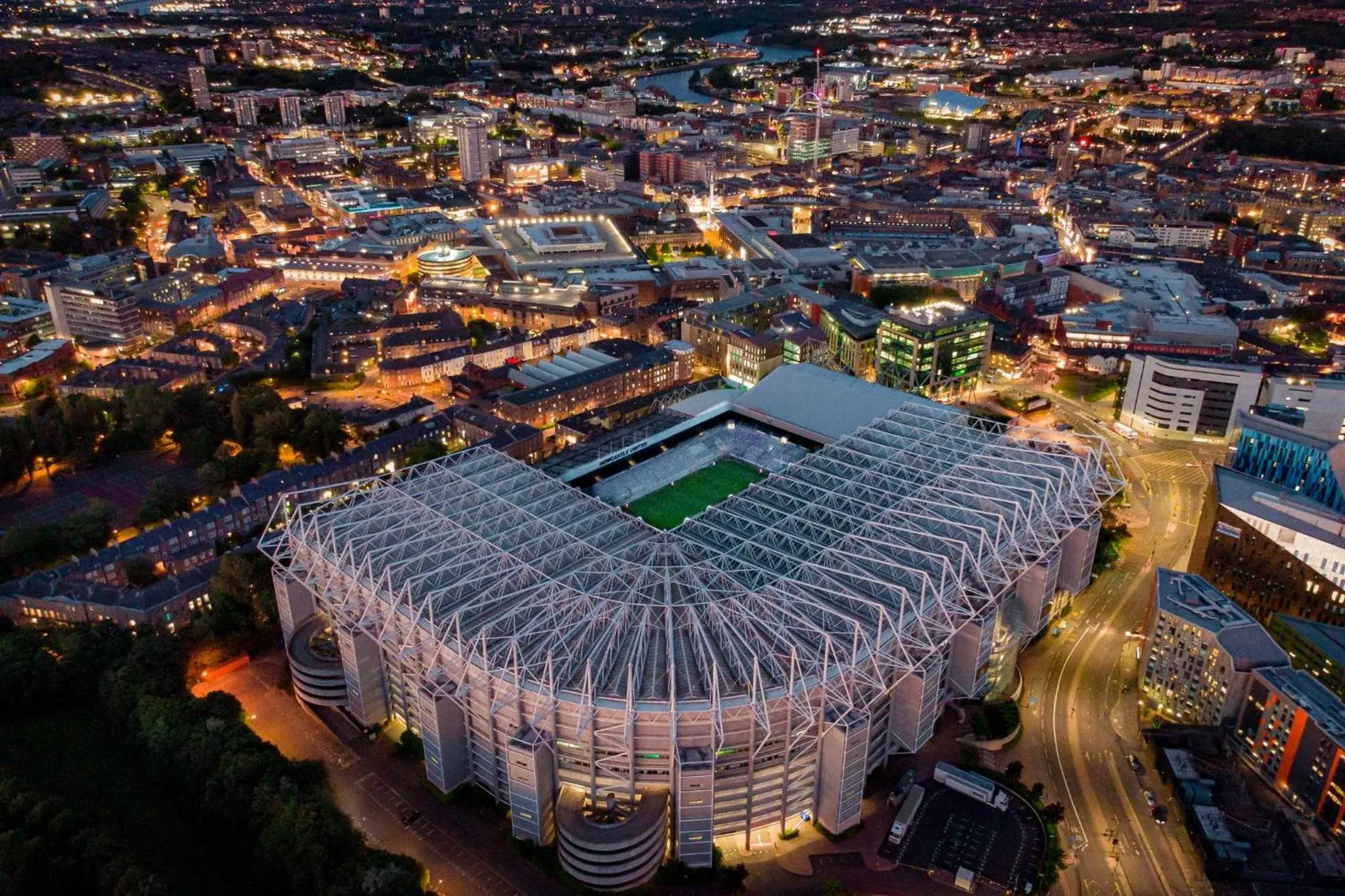 City view in The County Hotel Newcastle City view in The County Hotel Newcastle