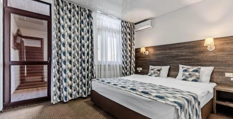 Communal lounge/ TV room, Bed in SPA Hotel Galera