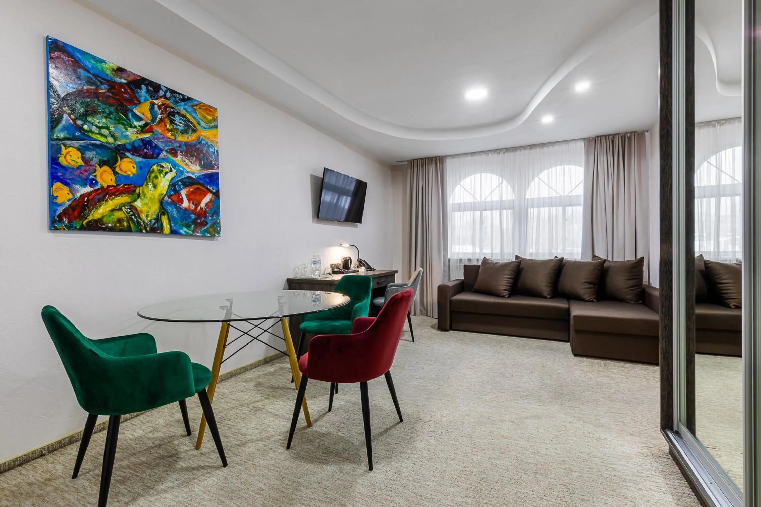 Communal lounge/ TV room in SPA Hotel Galera