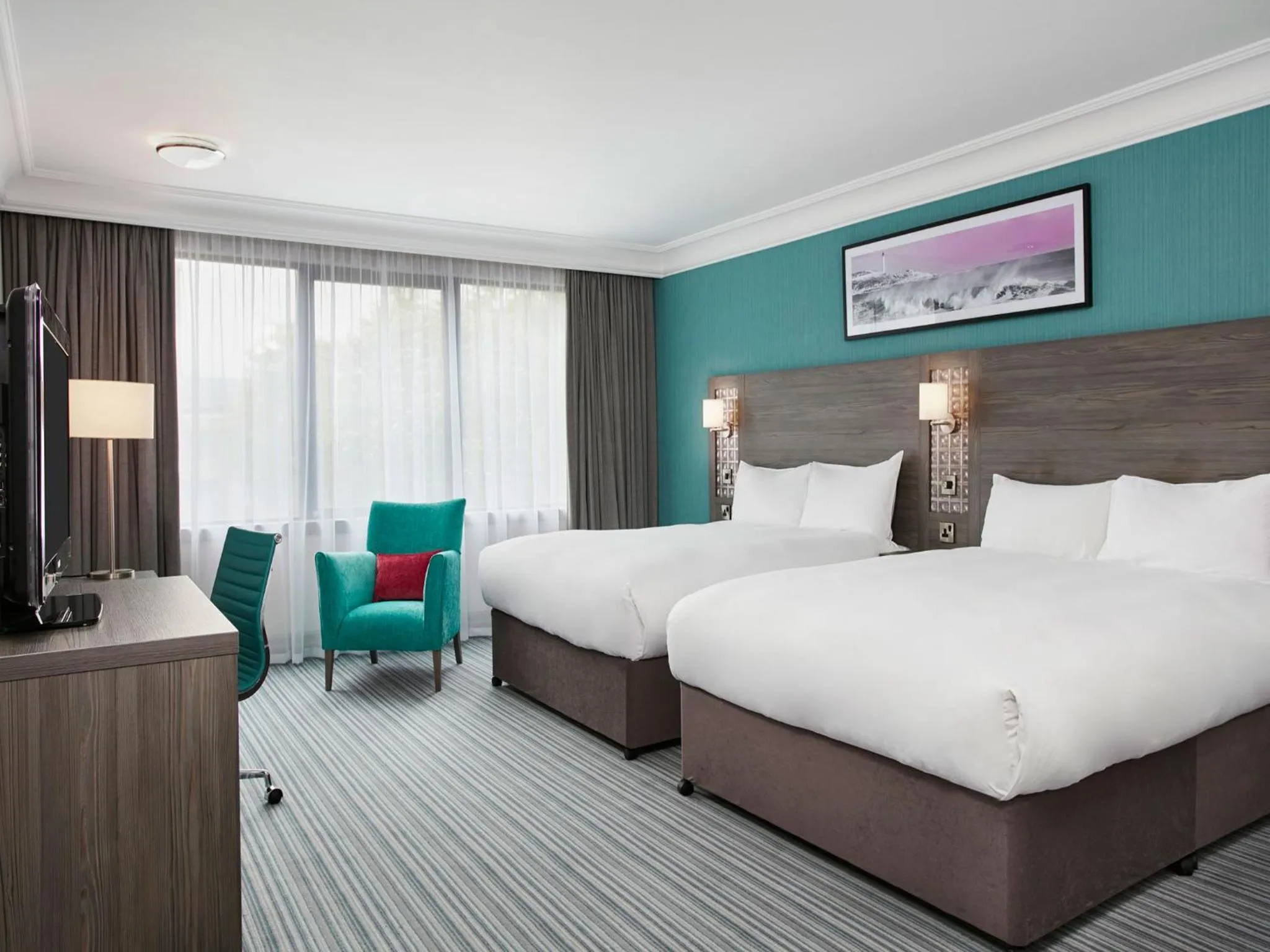 Bedroom, Bed in Leonardo Hotel and Conference Venue Aberdeen Airport