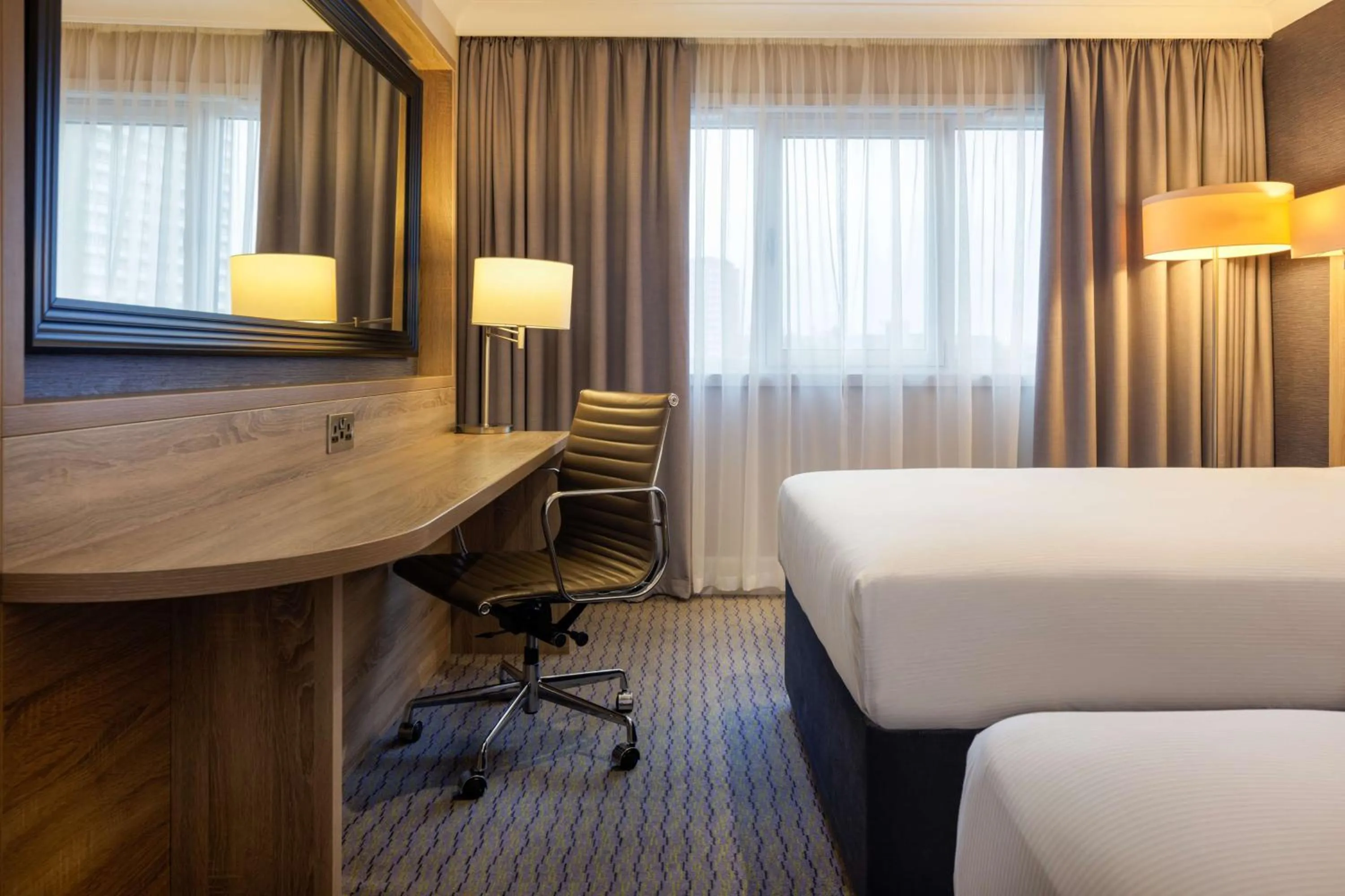 Photo of the whole room, Bed in DoubleTree by Hilton Glasgow Central