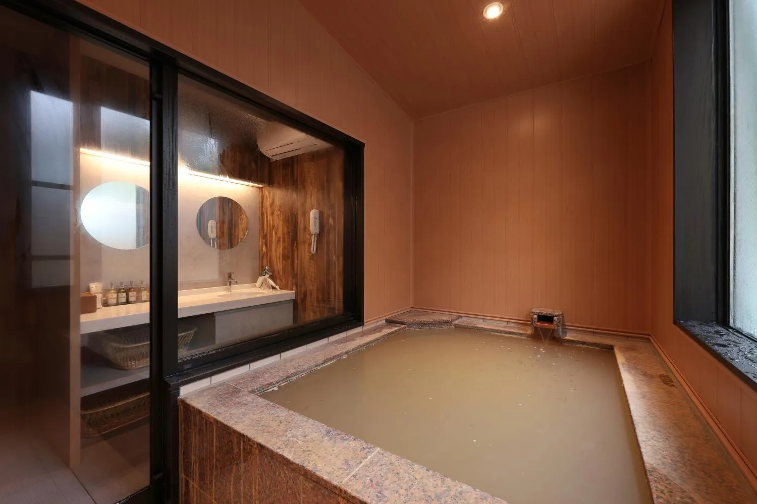 Hot Spring Bath in Akagi Onsen Hotel