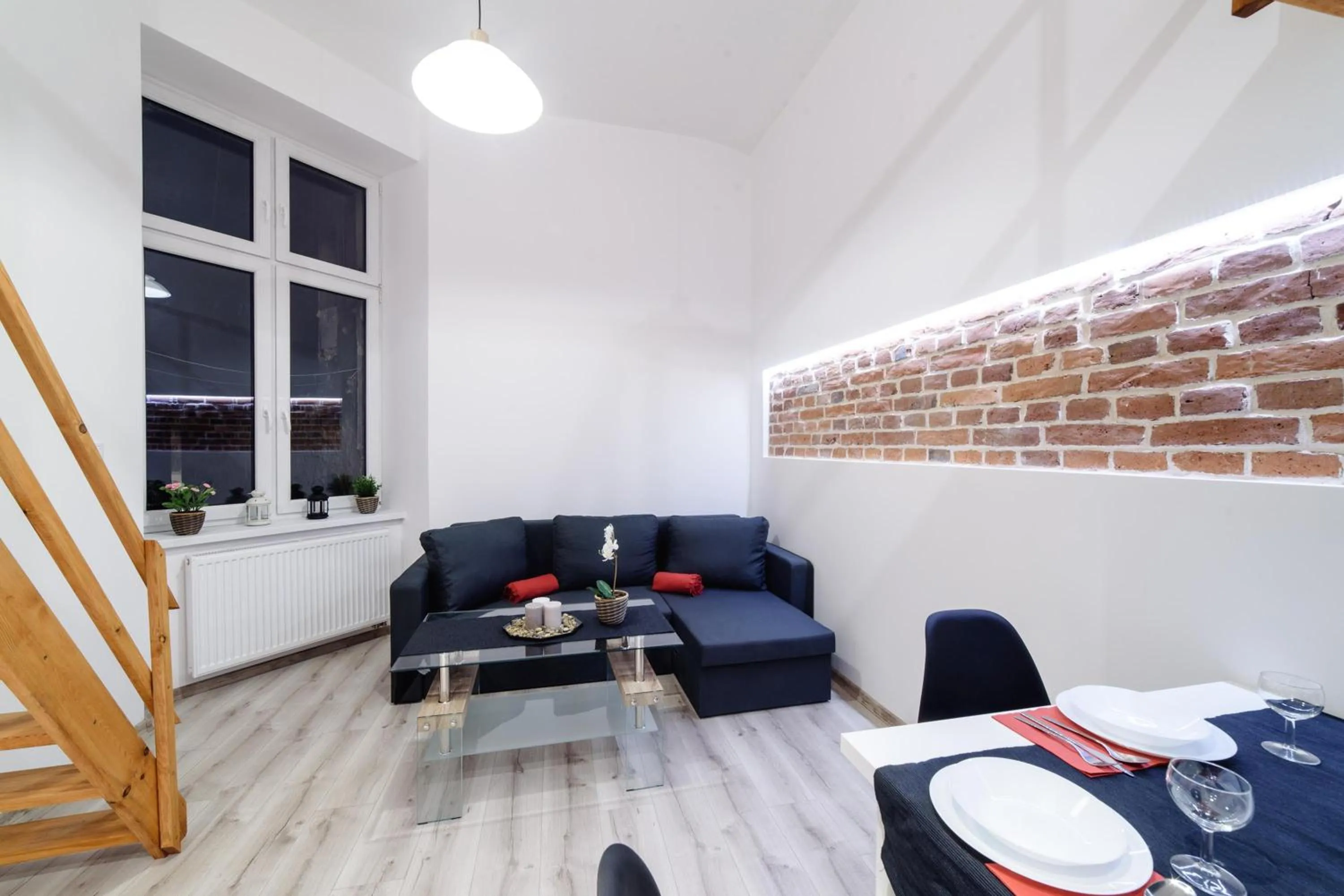 Photo of the whole room in 2 Nights Apartments - great location, right next to Main Rail and Bus Station, 10 min to Main Square by foot