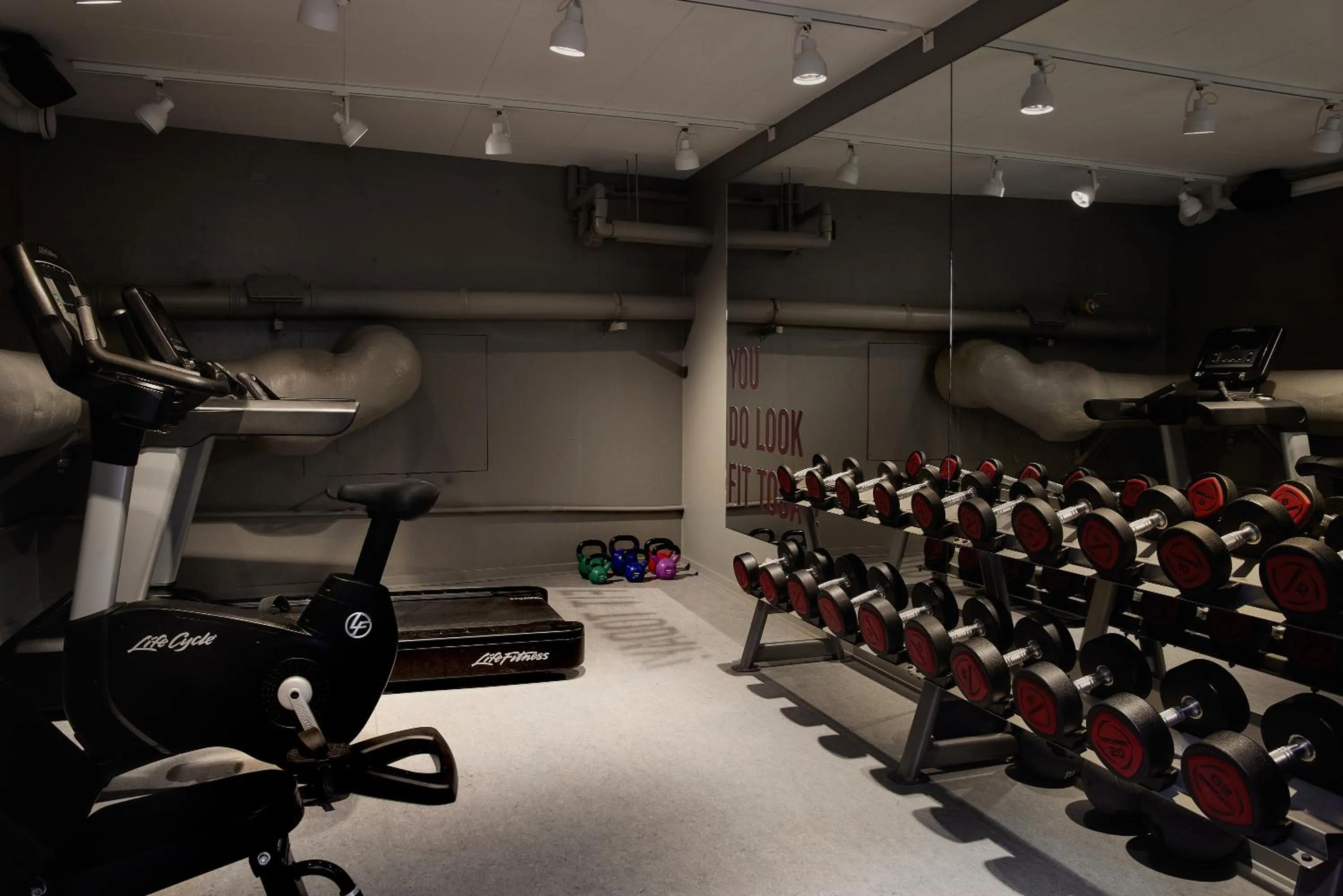 Fitness centre/facilities in Hotel Danmark