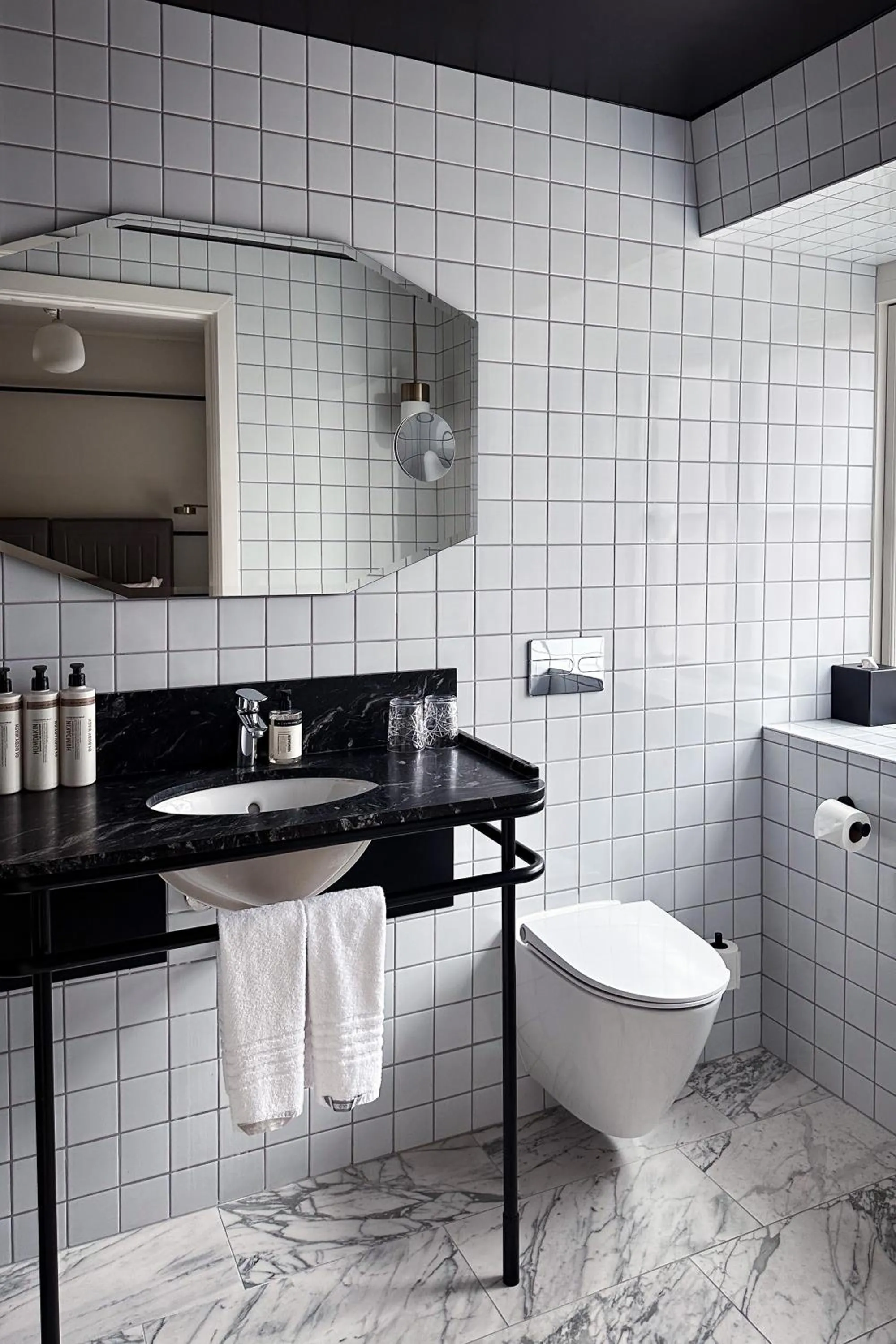 Toilet in Hotel Danmark