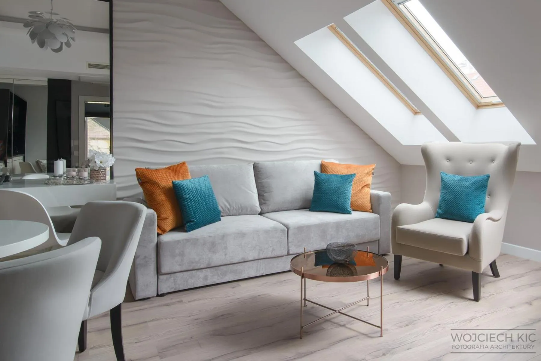 Living room in My Story Sopot Apartments