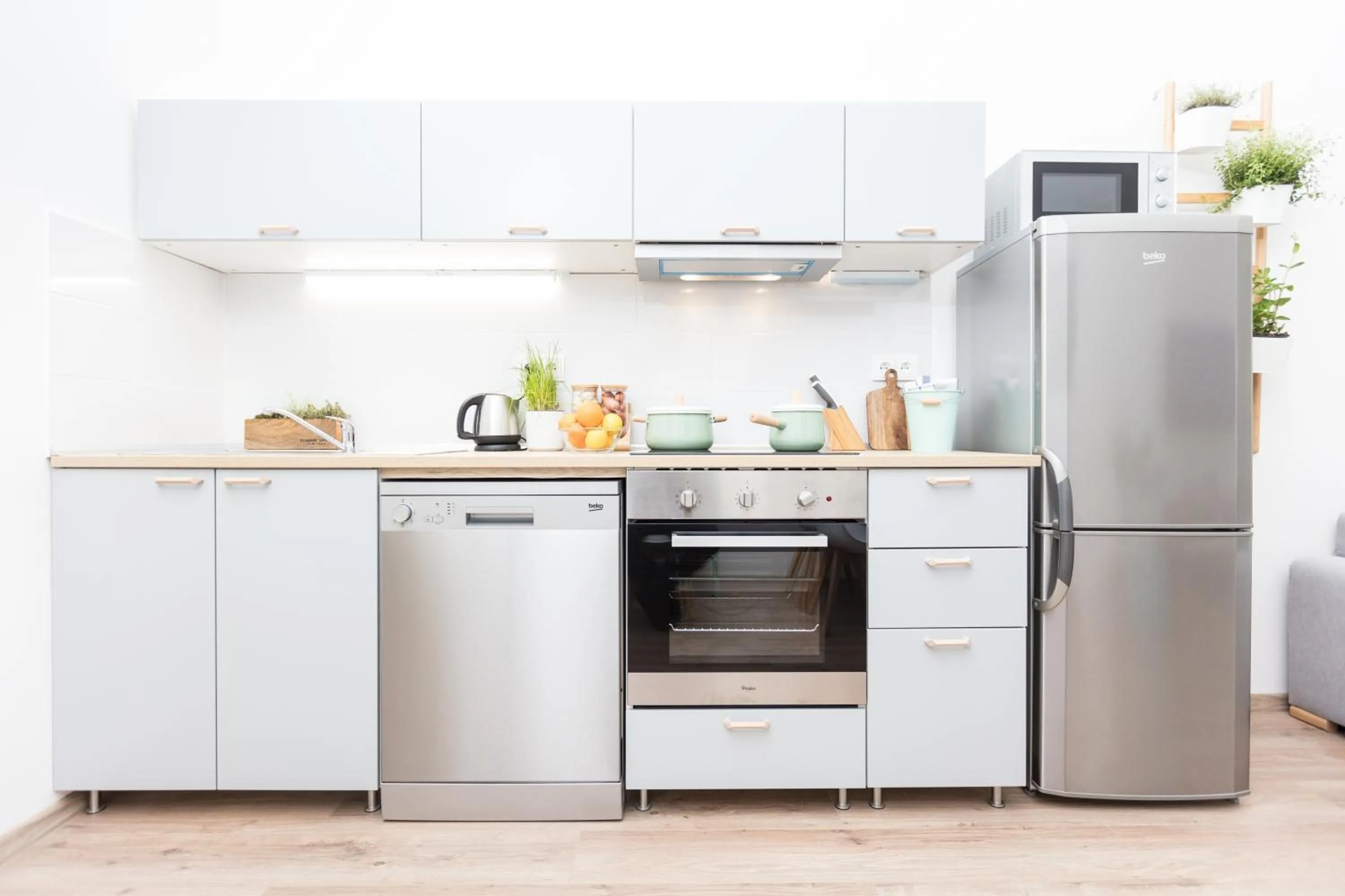 Kitchen or kitchenette in Chill apartments