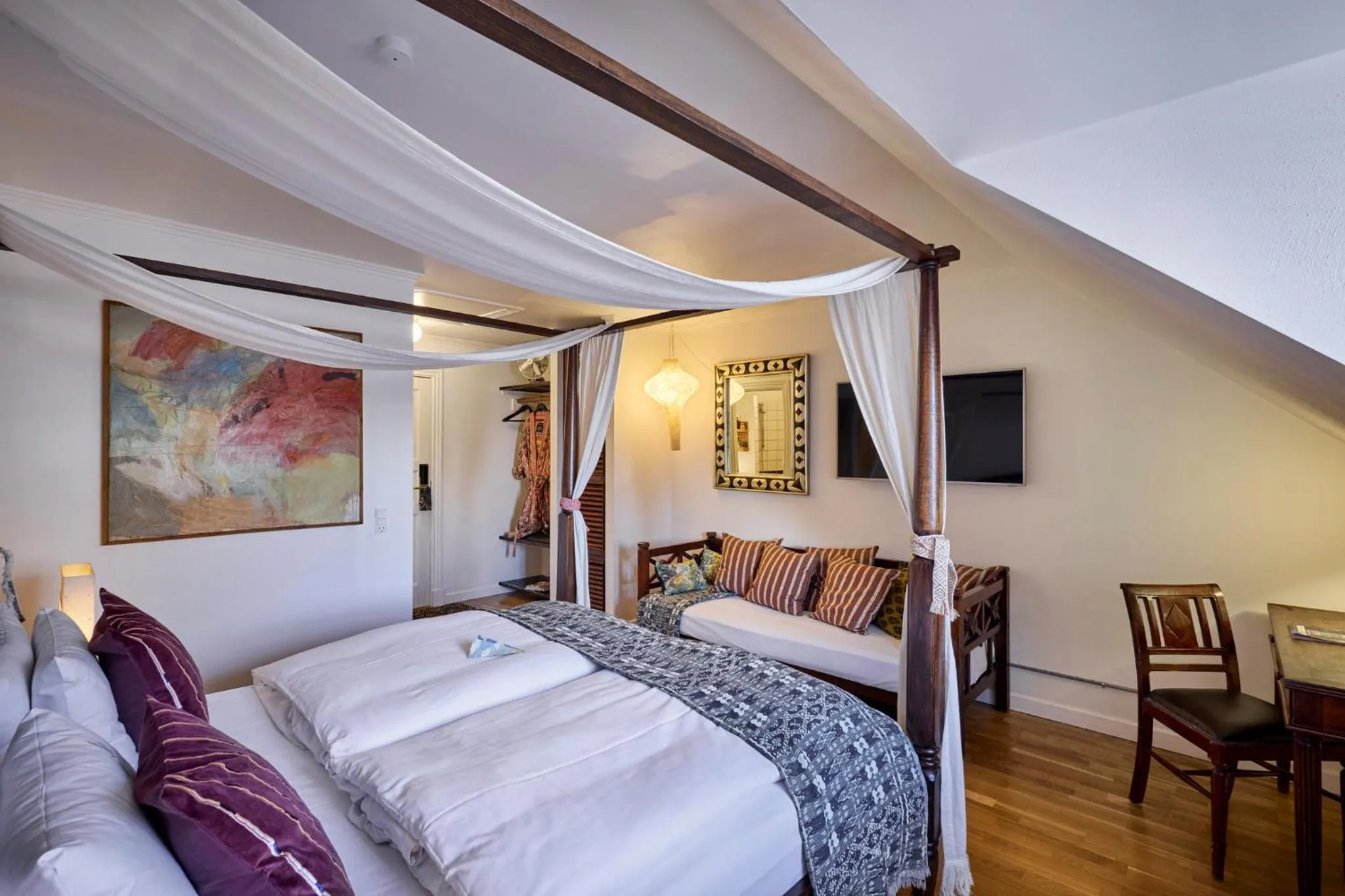 Bedroom, Bed in 66 Guldsmeden