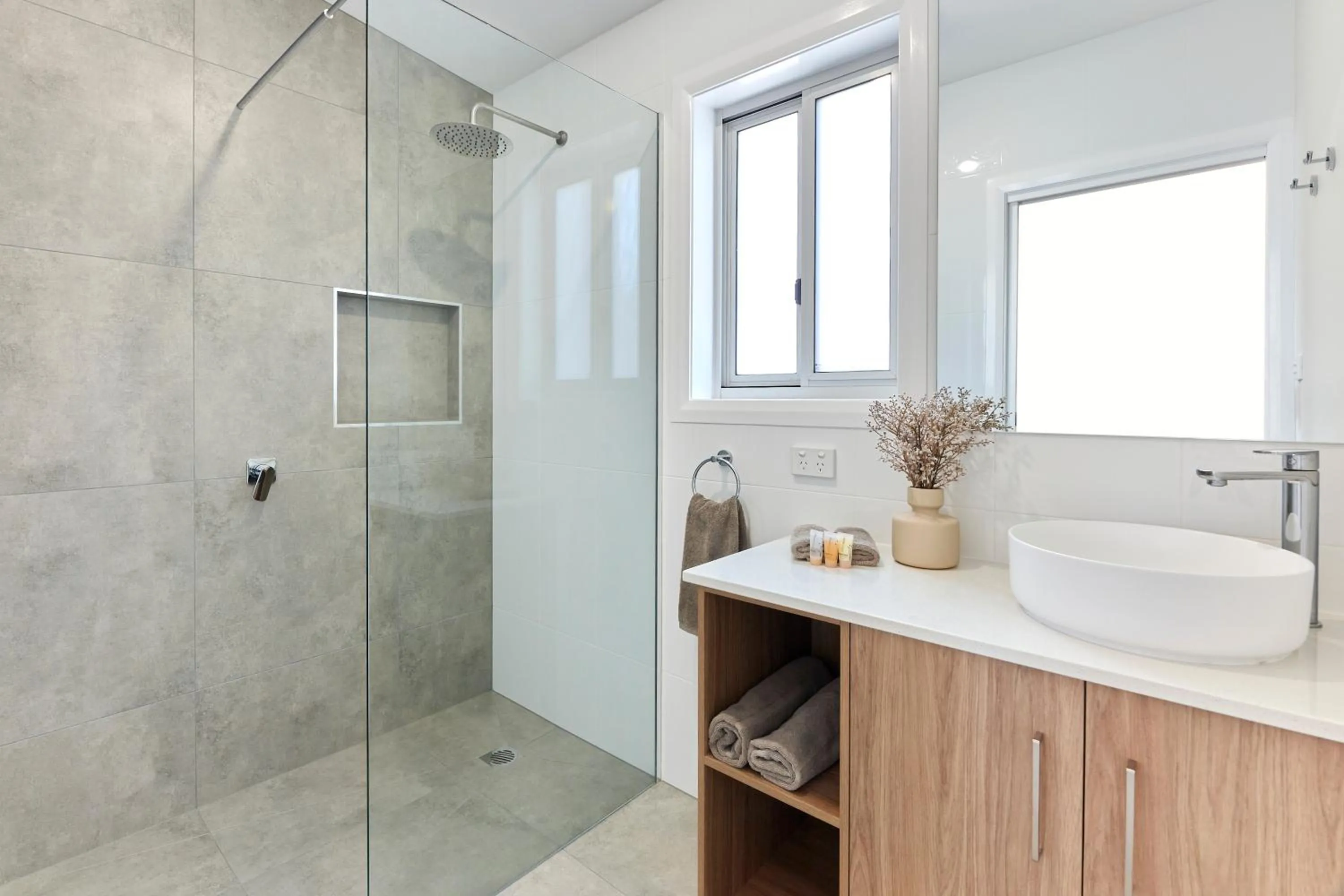 Shower in BIG4 Launceston Holiday Park