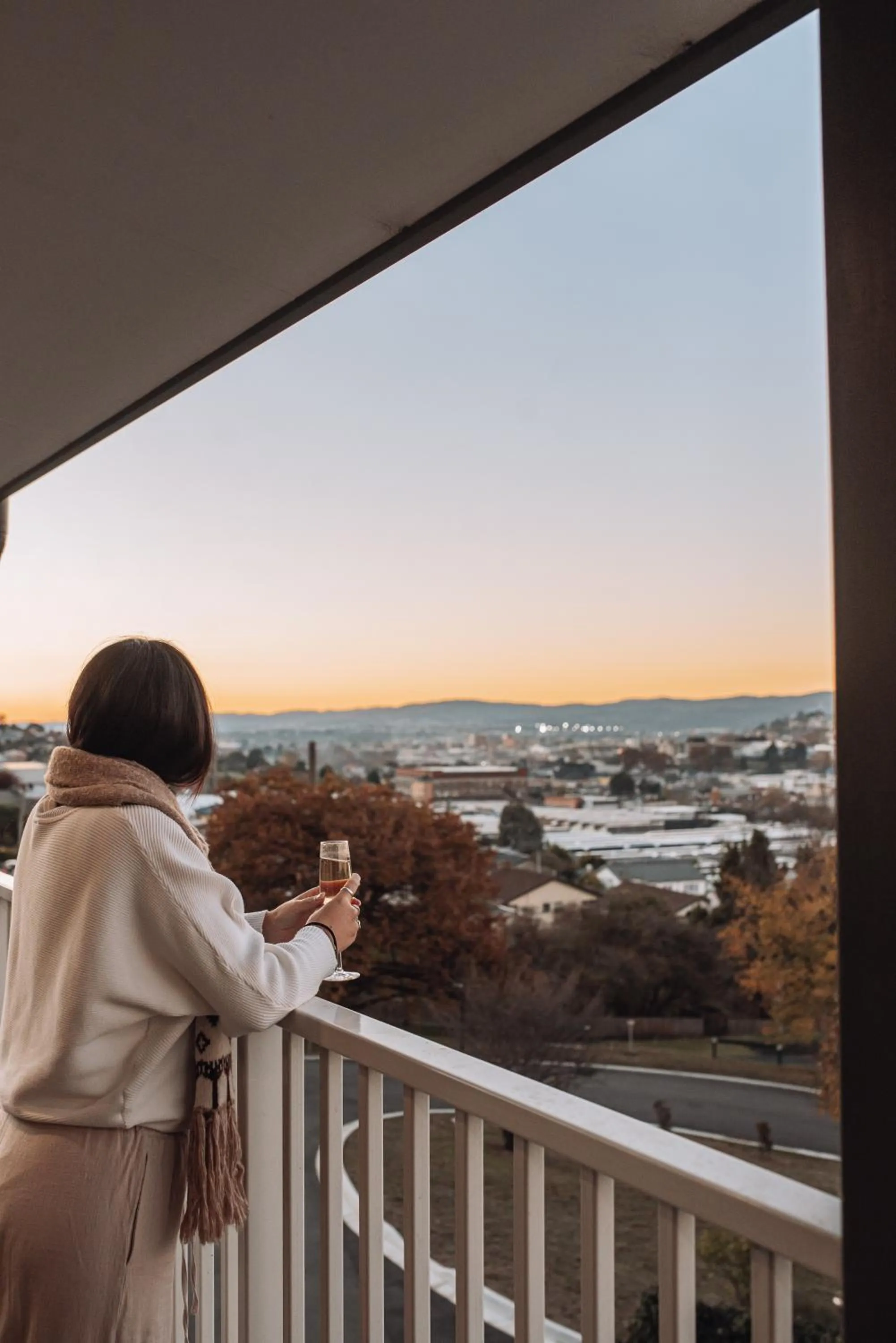 View (from property/room) in BIG4 Launceston Holiday Park