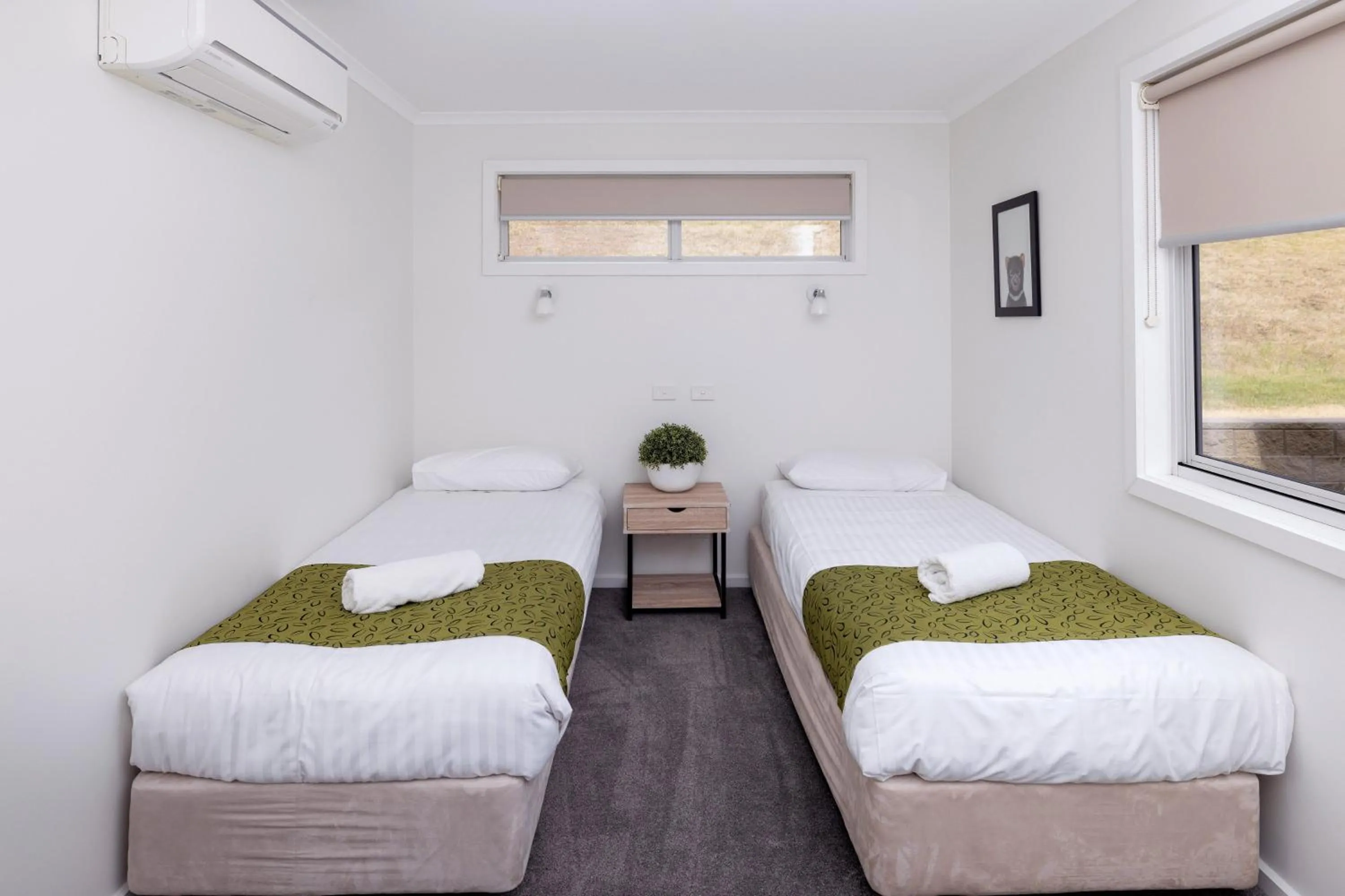 Bed in BIG4 Launceston Holiday Park