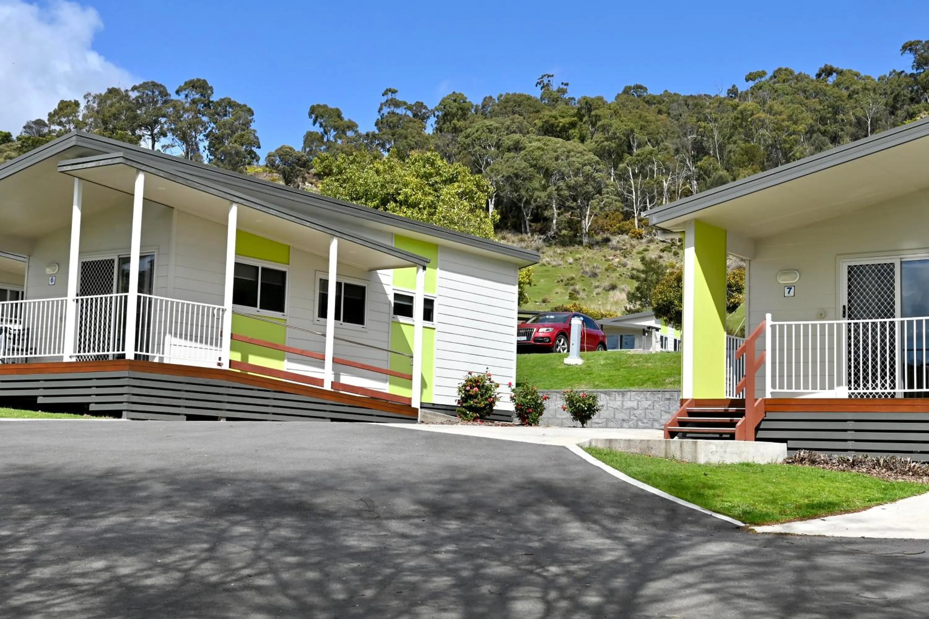 Property building in BIG4 Launceston Holiday Park