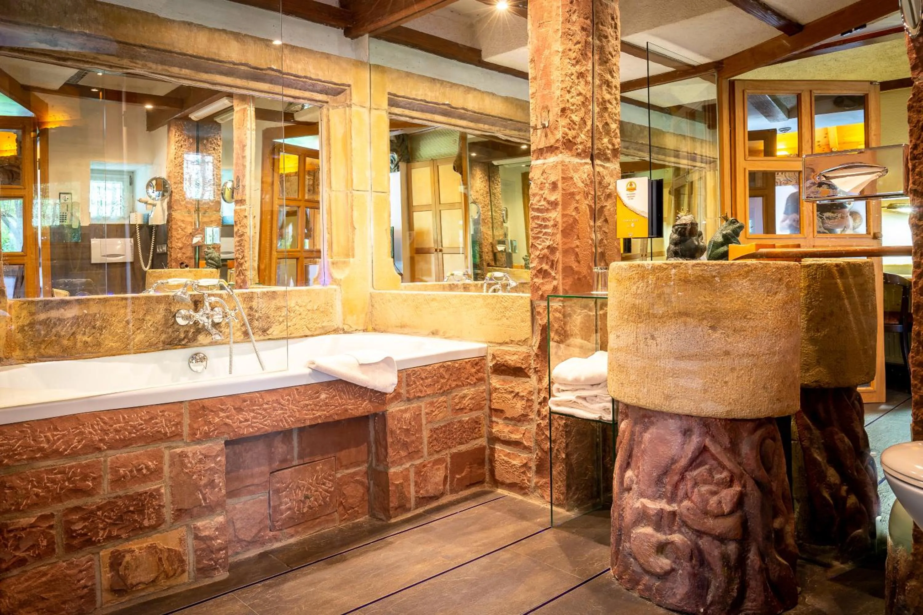 Bathroom in ALLVITALIS Traumhotel