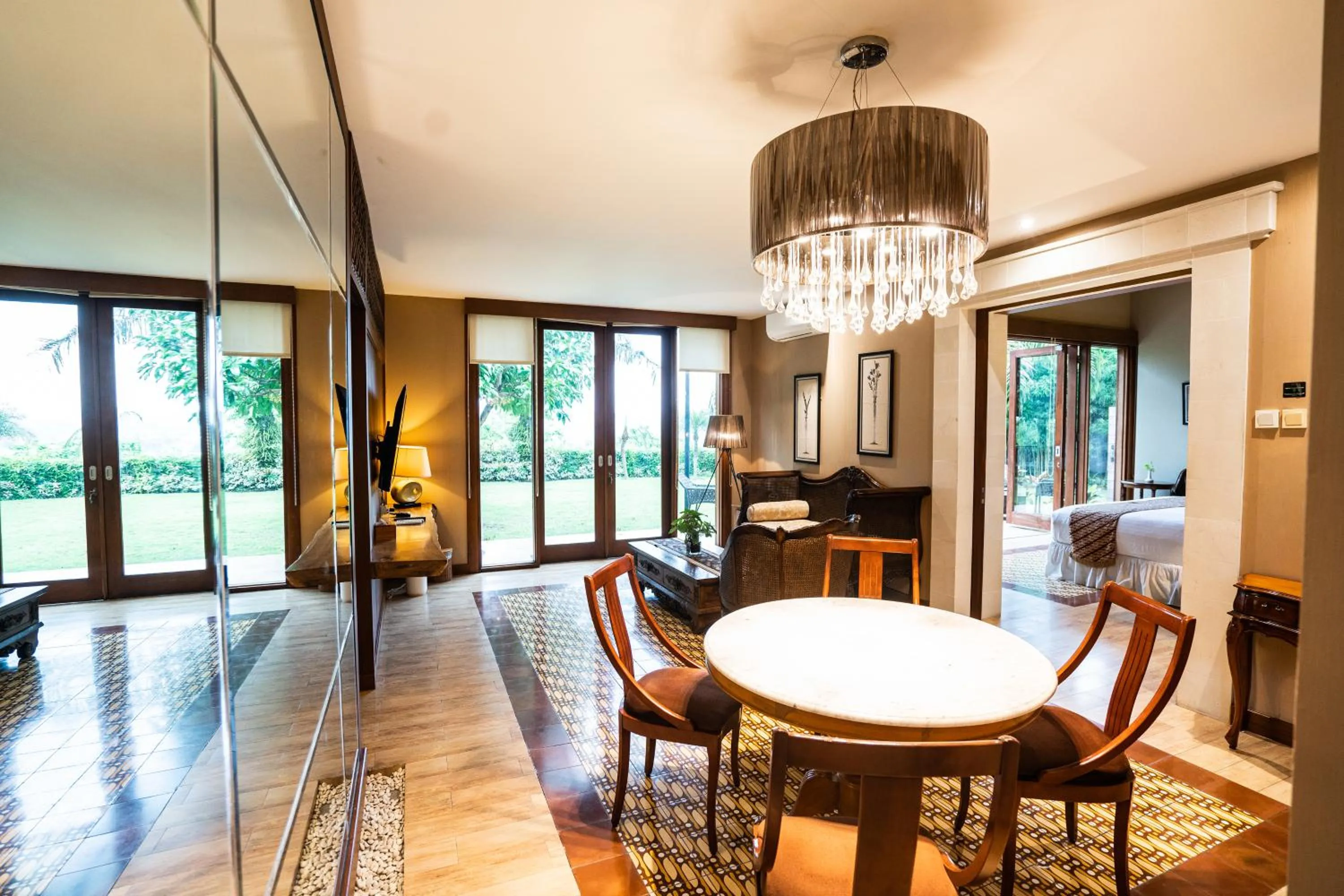 Dining area in Abhayagiri - Sumberwatu Heritage Resort