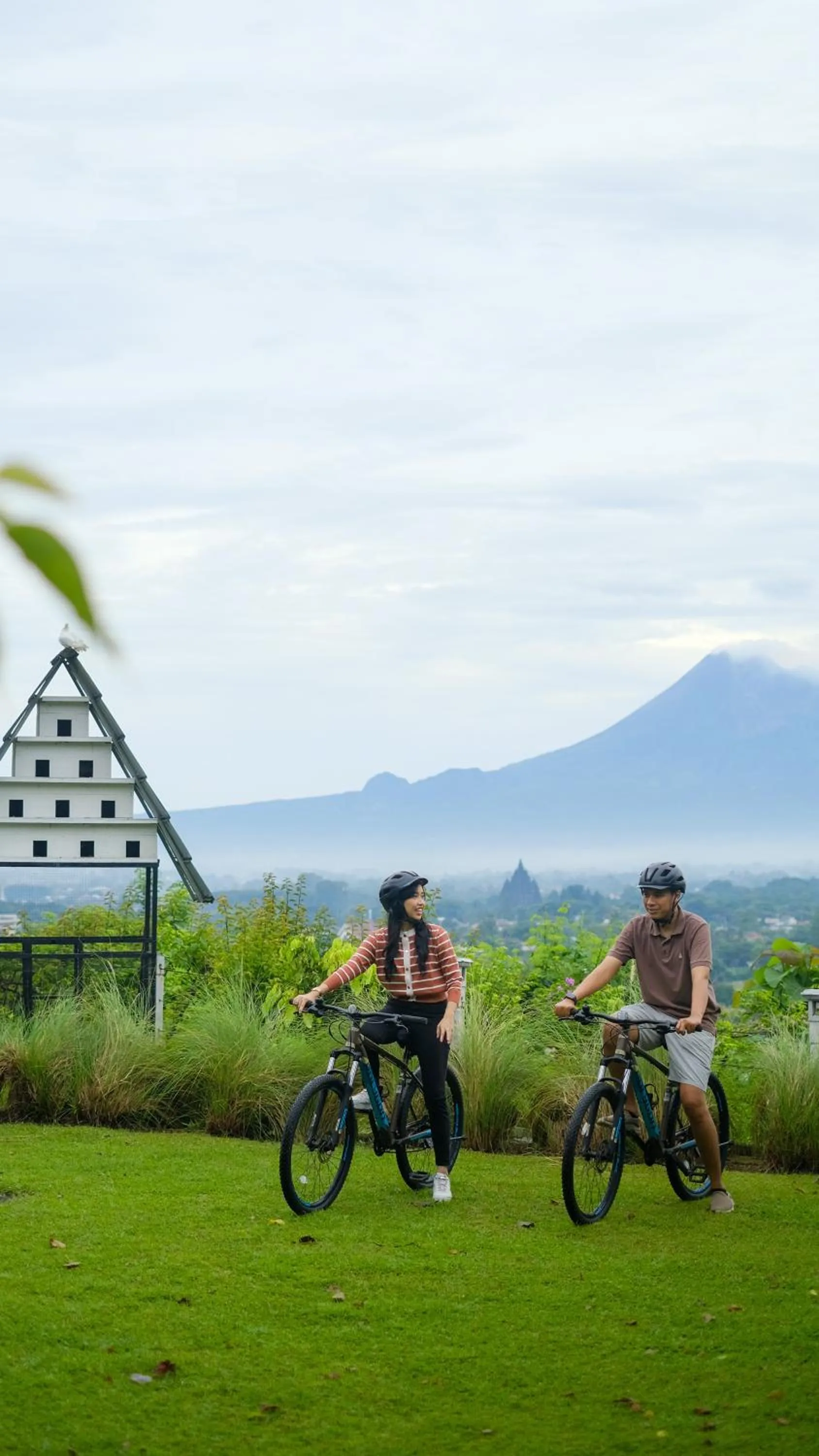 Cycling in Abhayagiri - Sumberwatu Heritage Resort