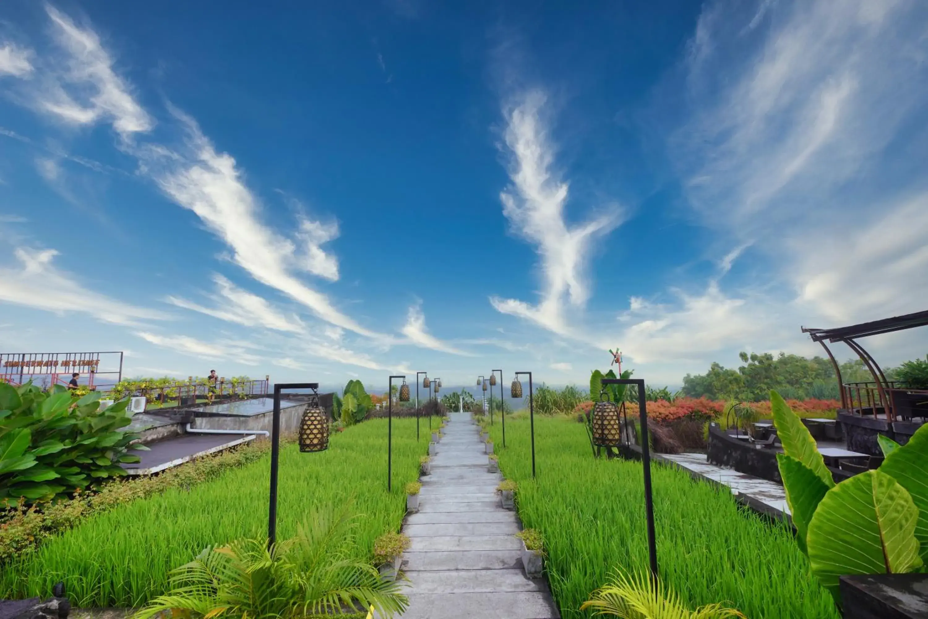 Garden view in Abhayagiri - Sumberwatu Heritage Resort