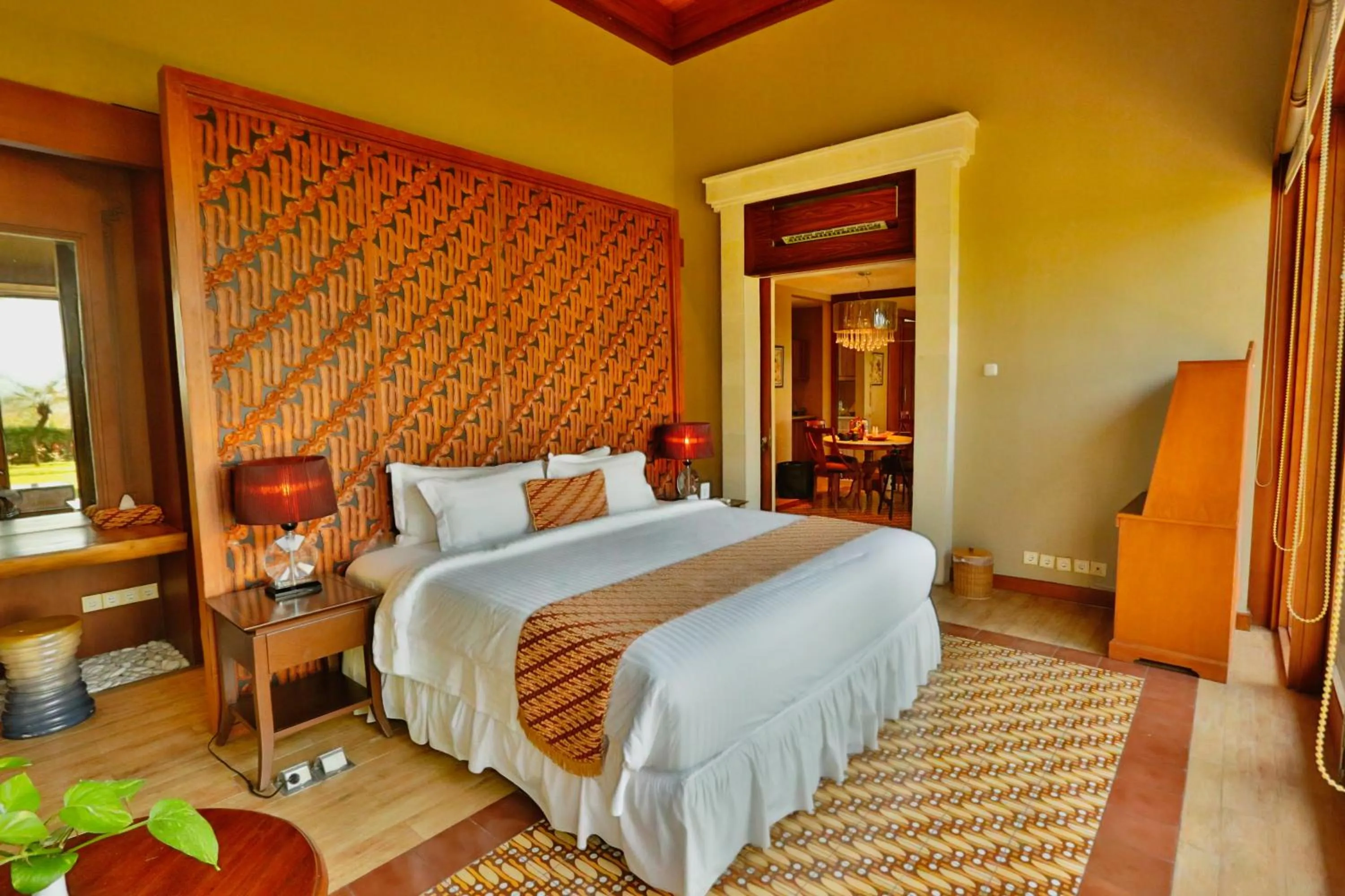 Bed in Abhayagiri - Sumberwatu Heritage Resort