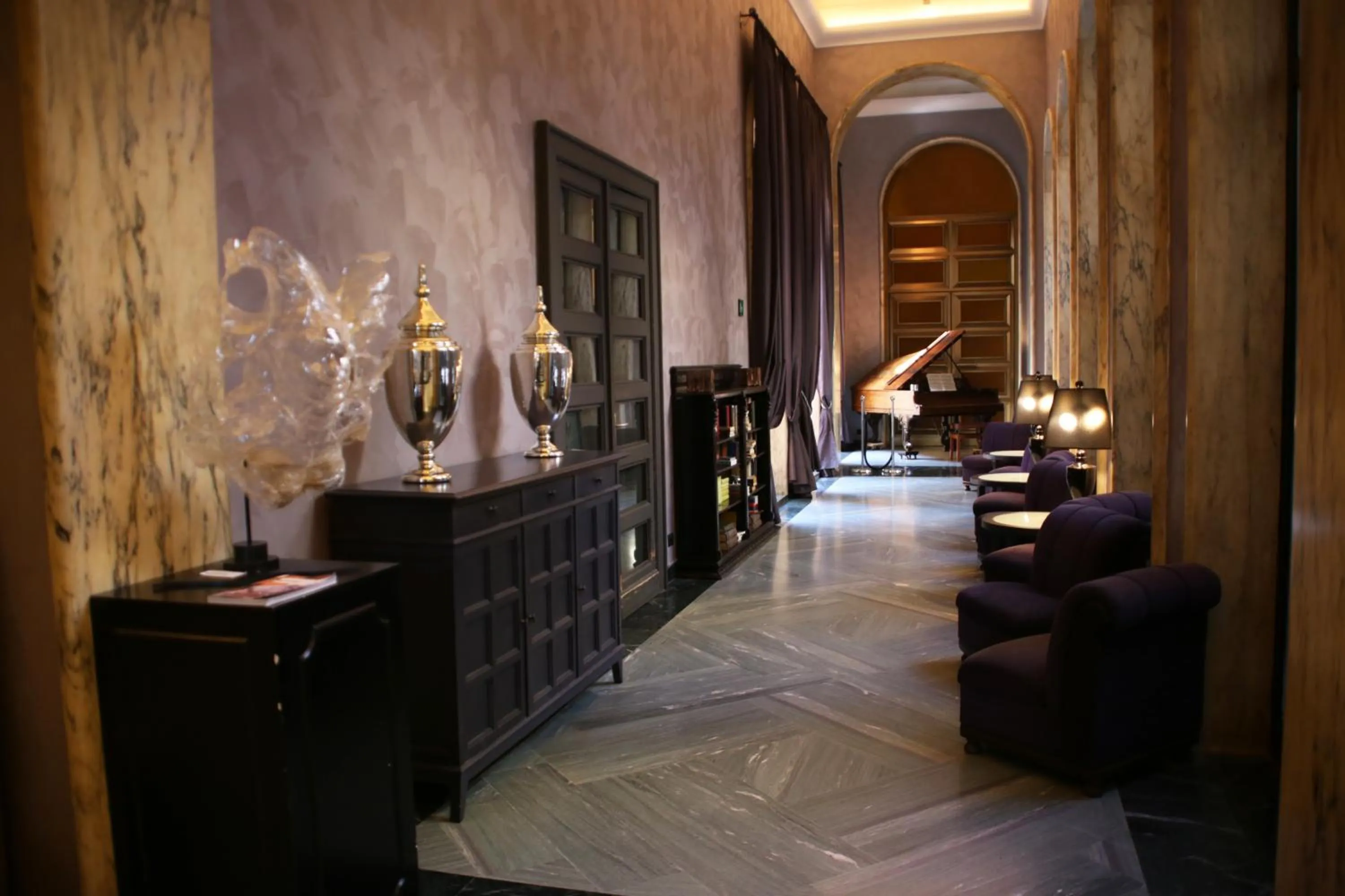Lobby or reception in TH Roma - Carpegna Palace