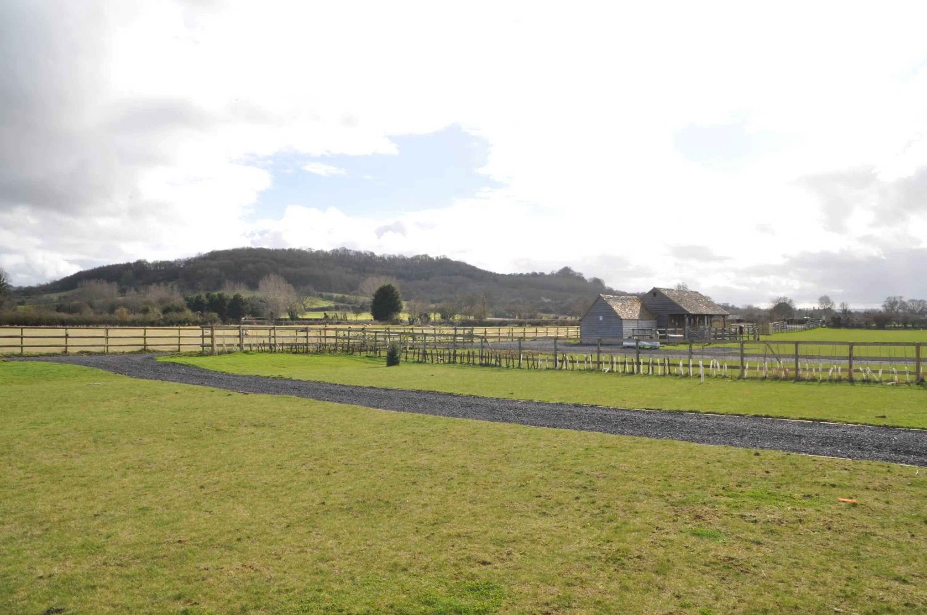 Garden view in Northwick Farm Lodges