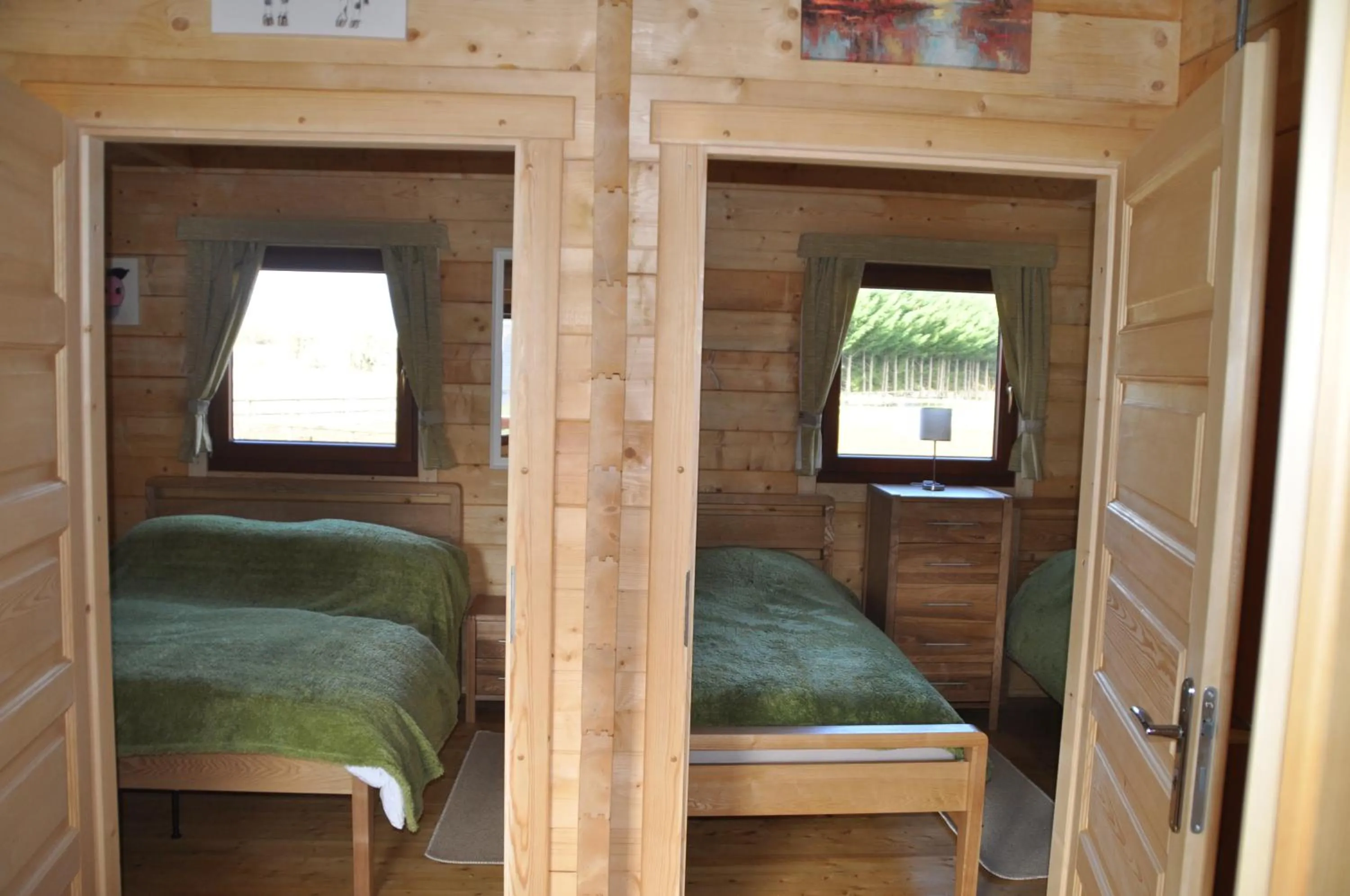 Bed in Northwick Farm Lodges