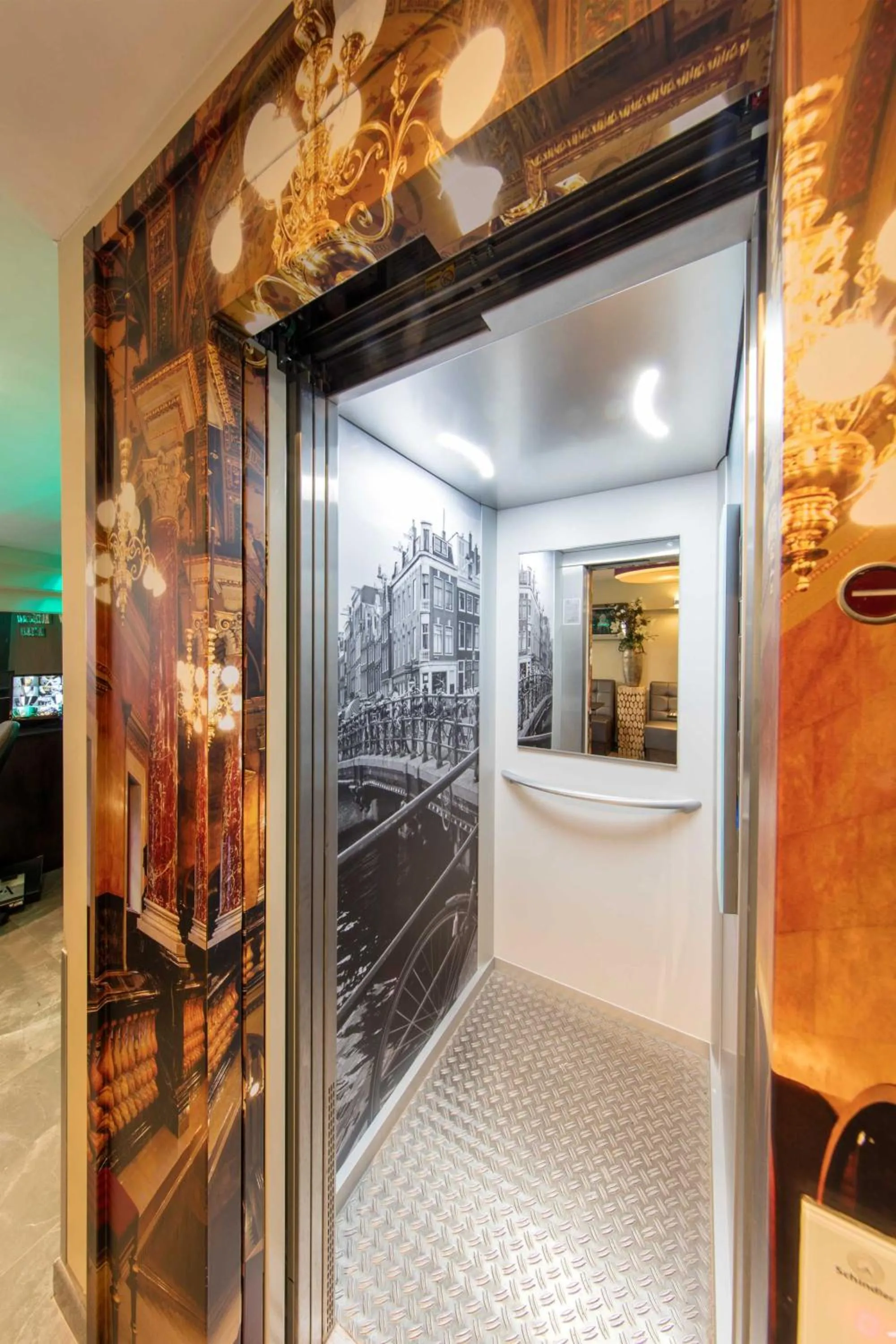 Decorative detail in Royal Plaza Hotel Amsterdam