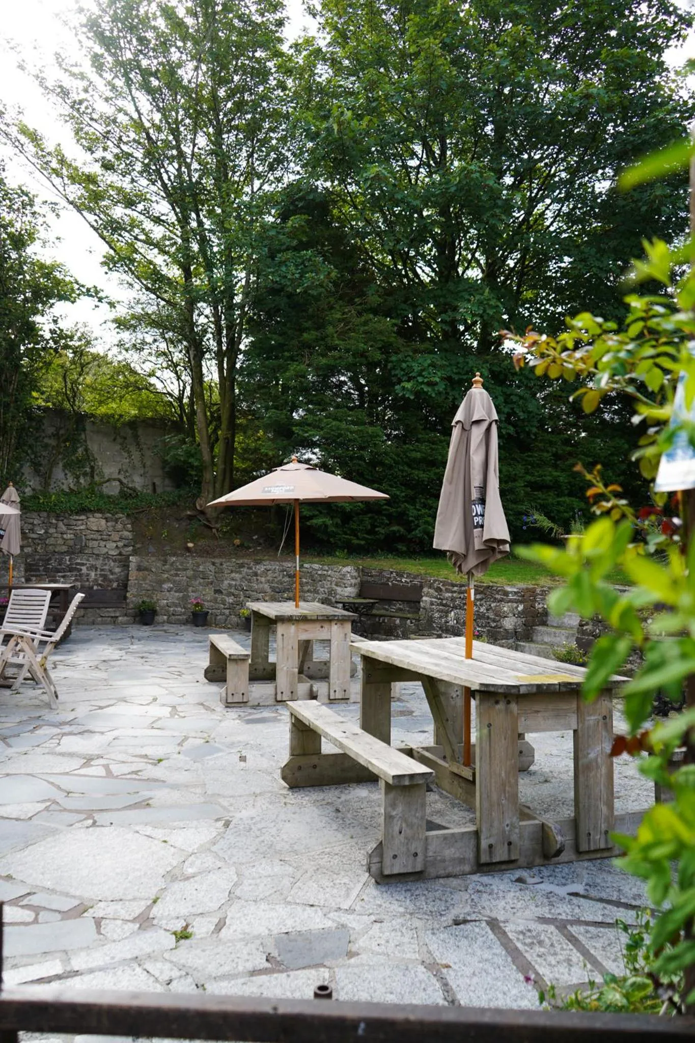 Garden in Fox & Hounds Hotel