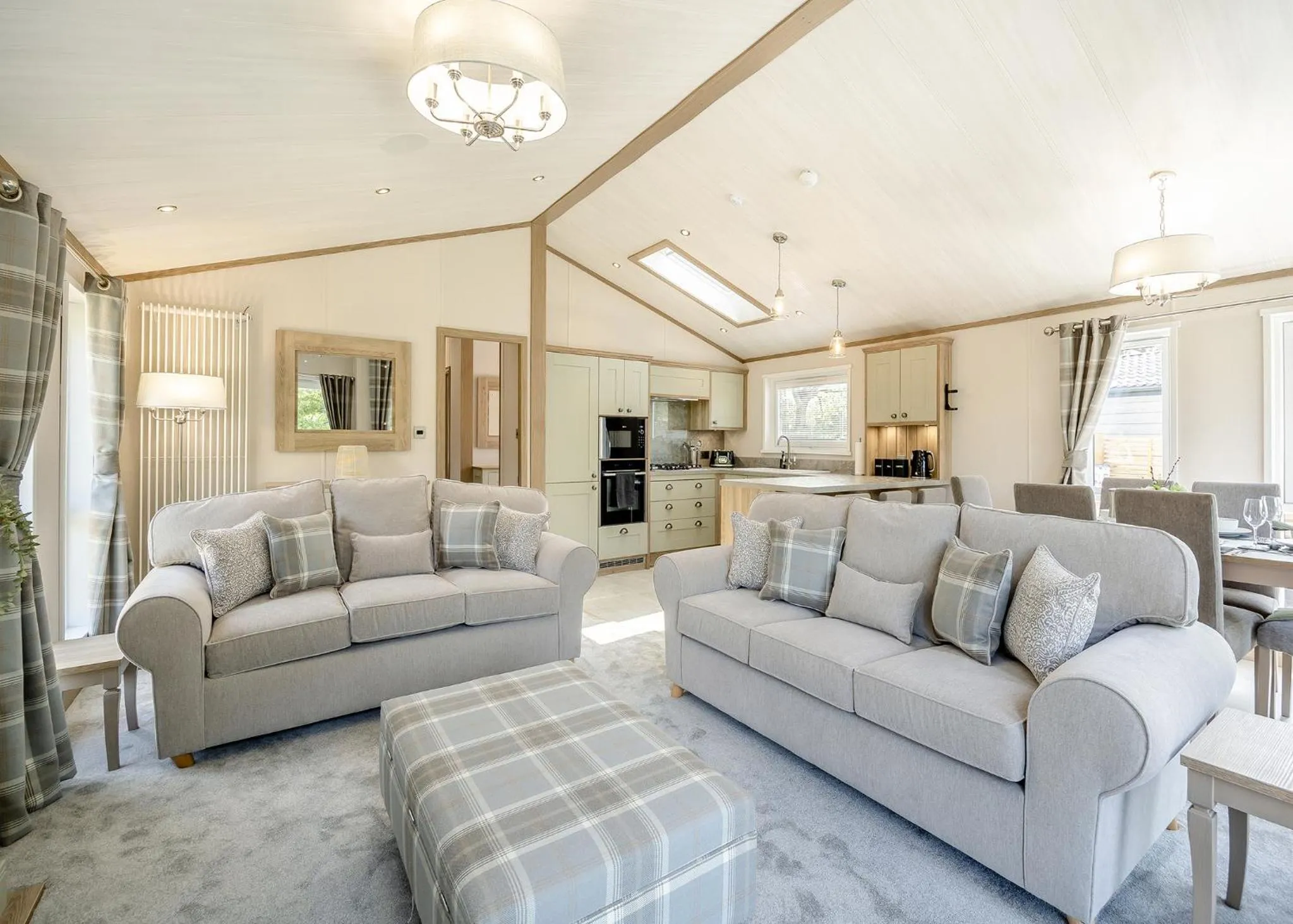 Property building in Woodhall Country Park Lodges
