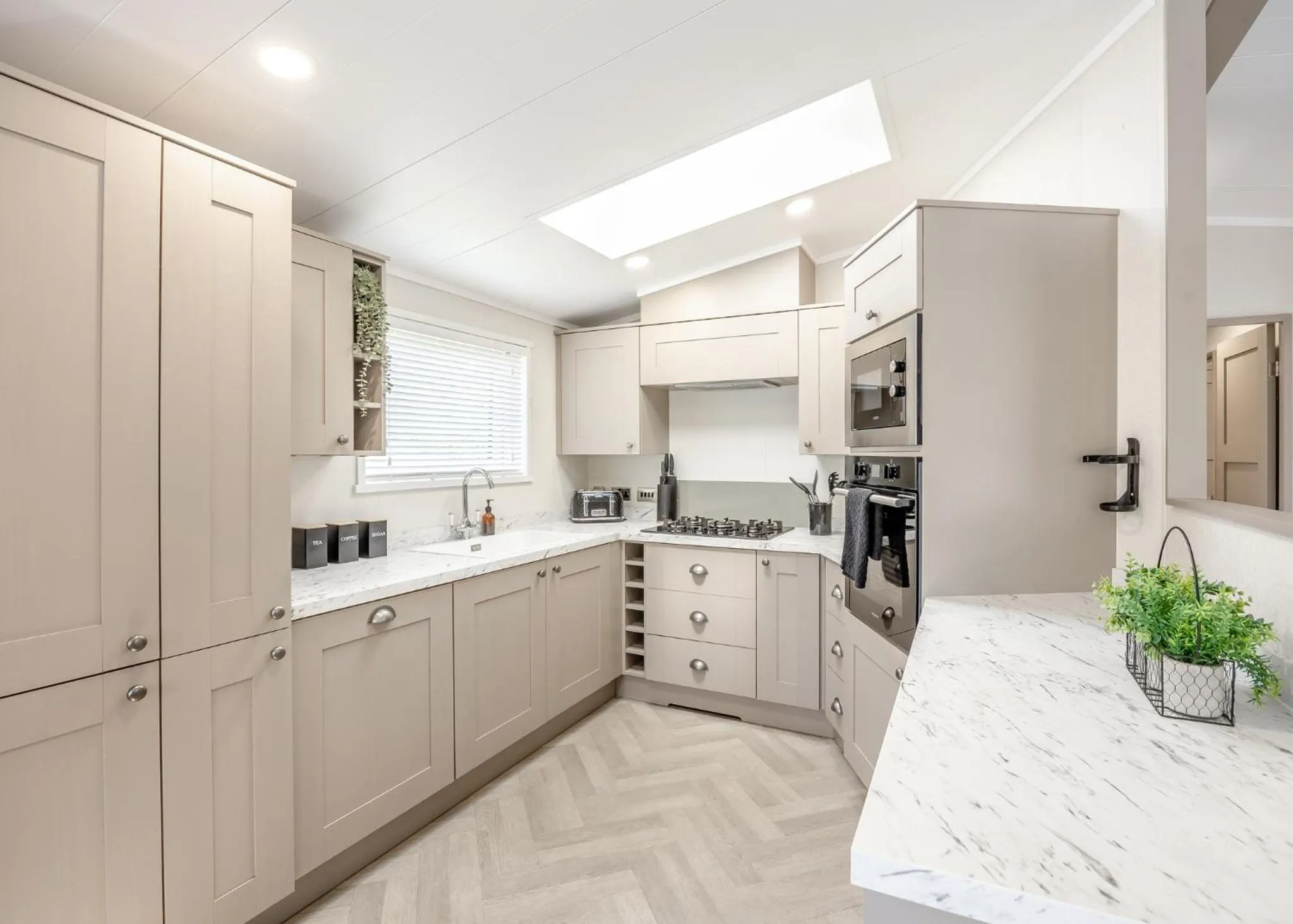 Property building in Woodhall Country Park Lodges