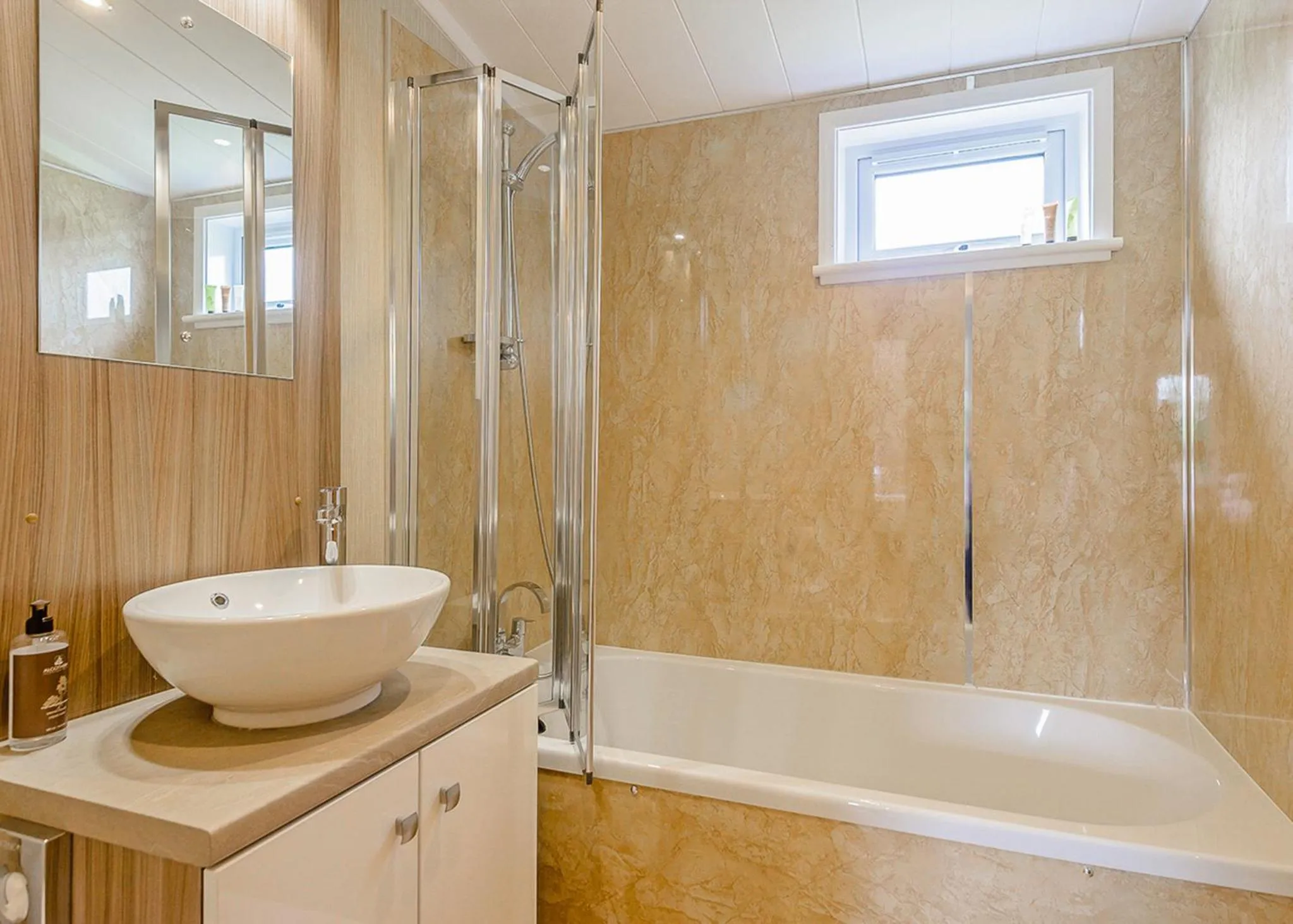 Property building in Woodhall Country Park Lodges