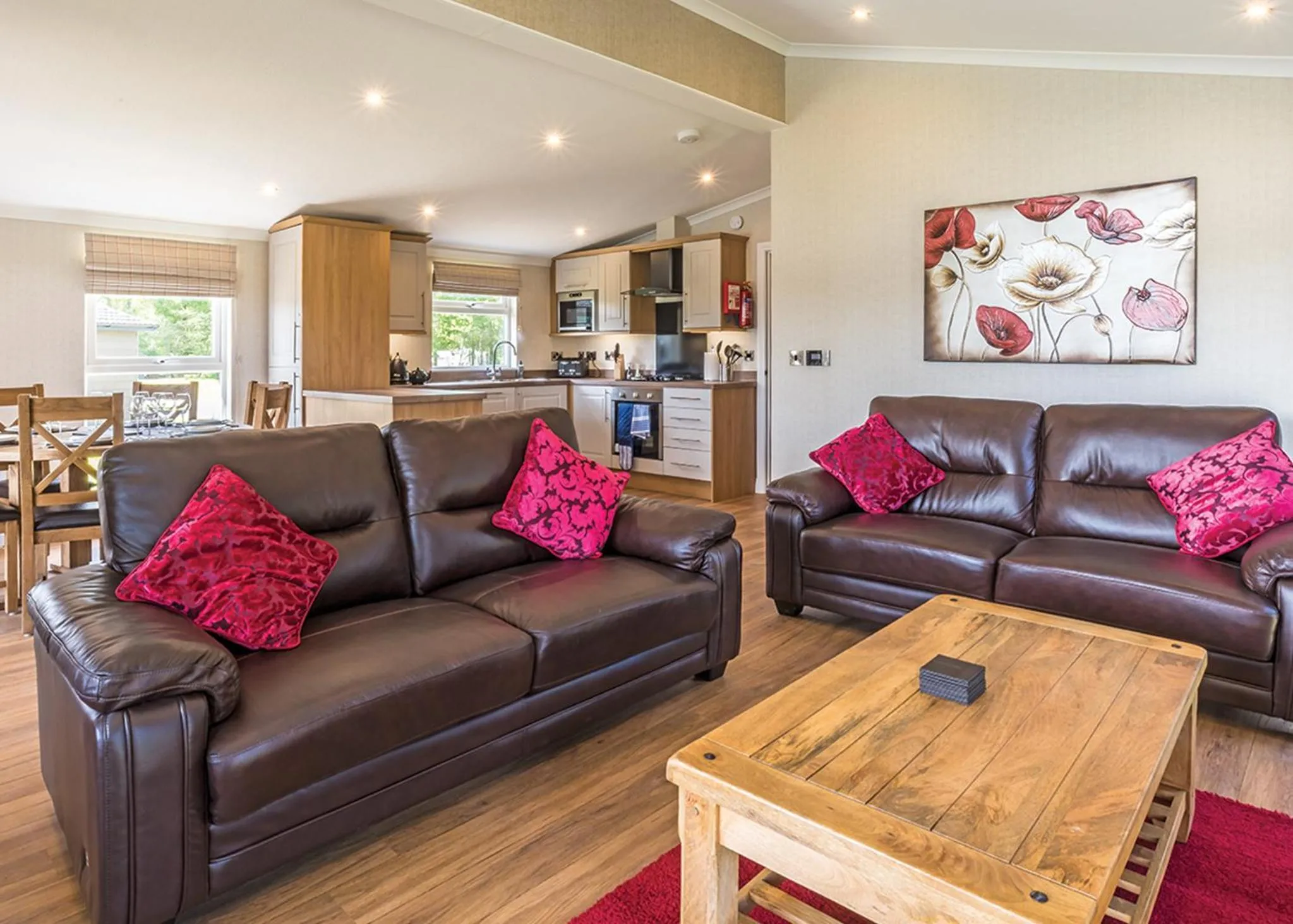 Property building in Woodhall Country Park Lodges