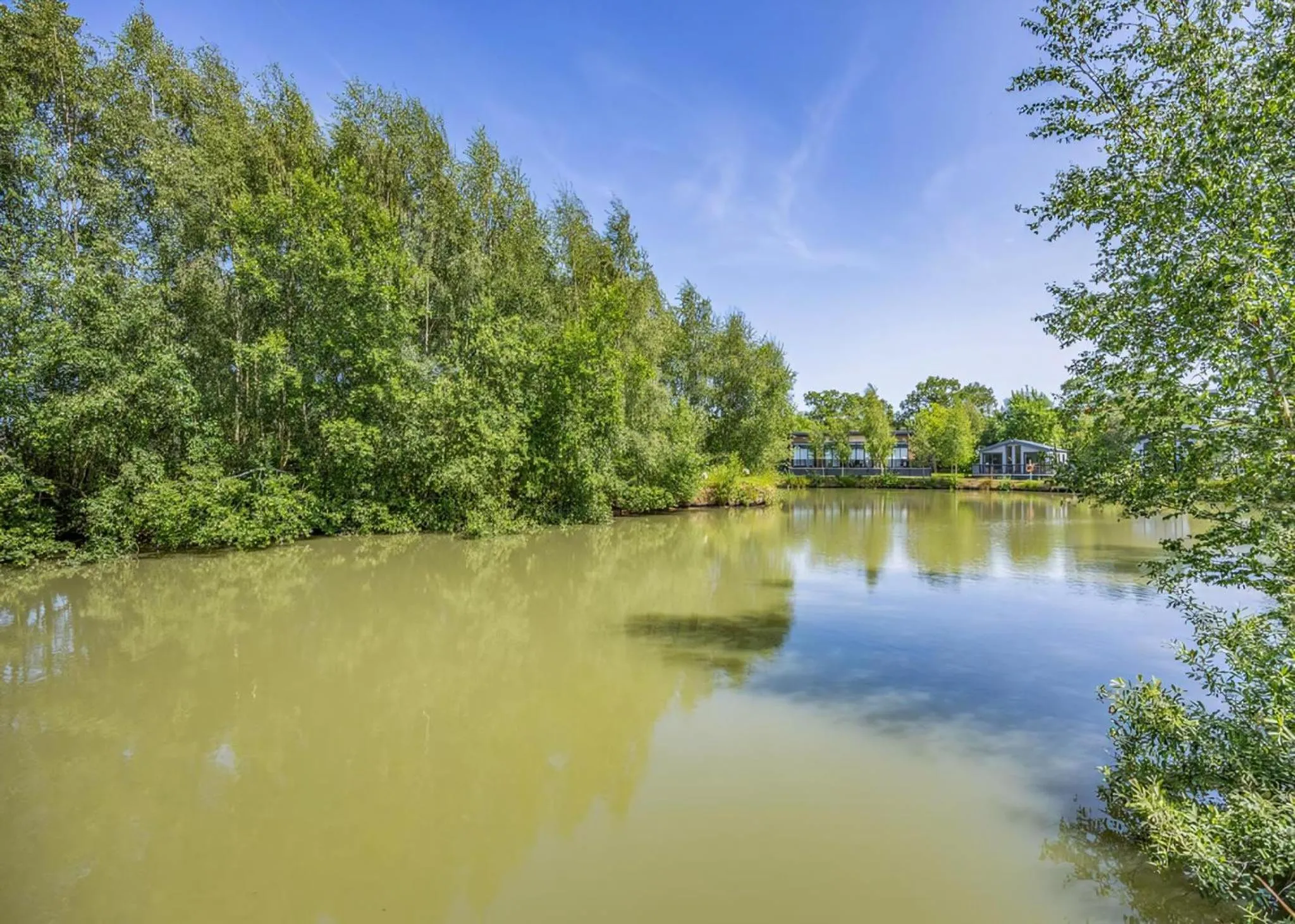 Property building in Woodhall Country Park Lodges