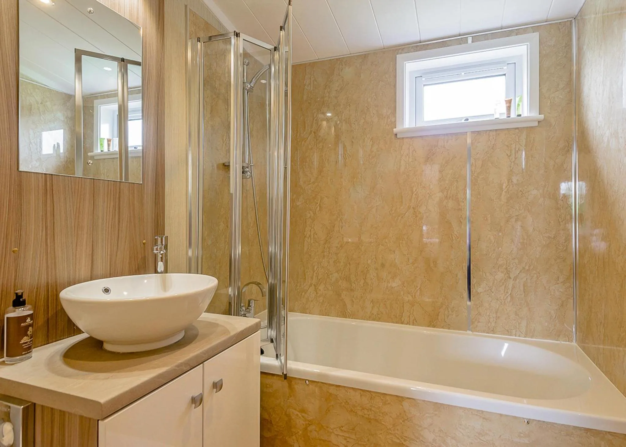 Property building in Woodhall Country Park Lodges
